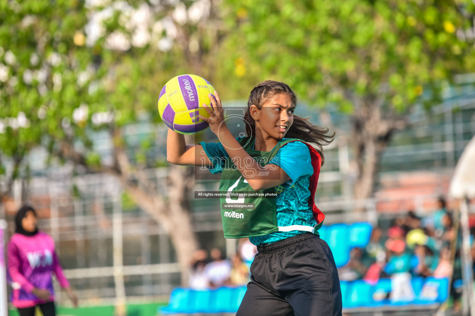 Day 11 of Junior Netball Championship 2022 held in Male', Maldives. Photos by Nausham Waheed