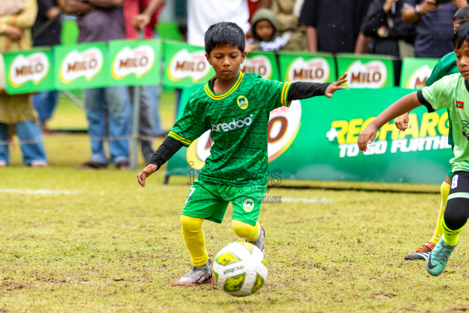 Day 1 of MILO SVAM Juniors 2025 (U-8) was held at Henveiru Stadium in Male', Maldives on Thursday, 26th June 2025. Photos: Mohamed Mahfooz Moosa / images.mv