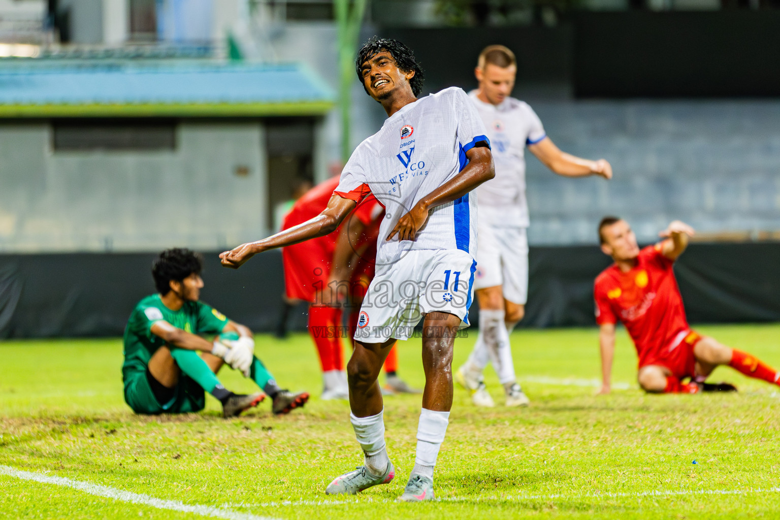 ODI Sport Club vs Victory Sports Club in Dhivehi Premier League 2025/26 held in National Football Stadium, Male', Maldives on Thursday, 2nd October 2025. Photos: Areef Adam / Images.mv