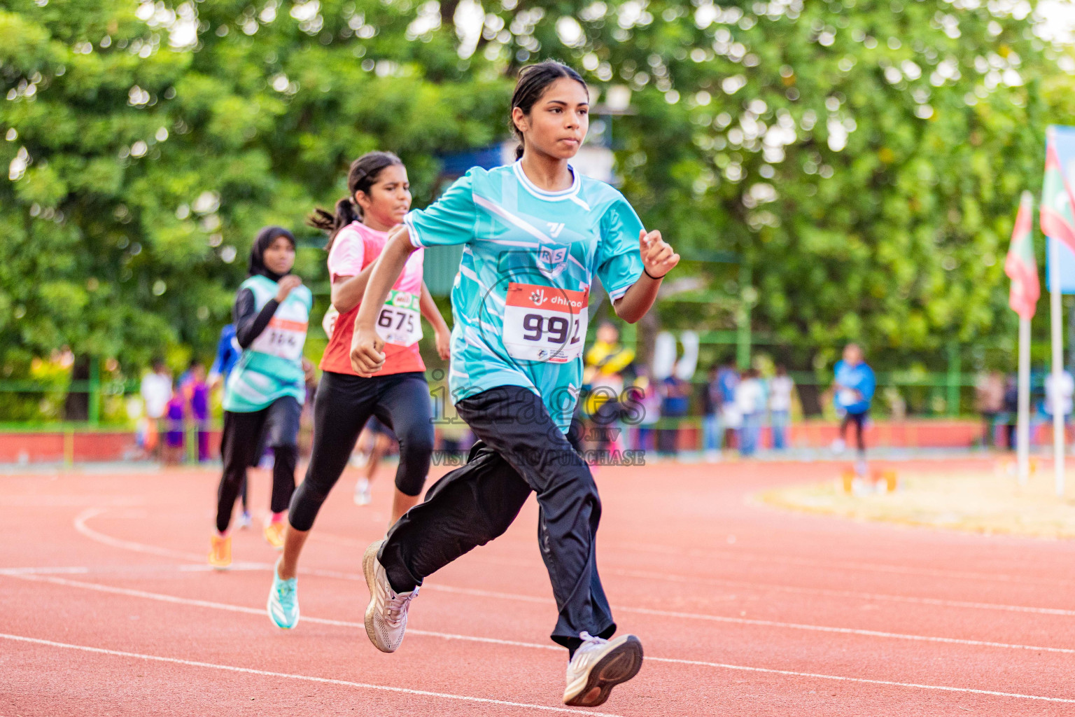Day 3 of Inter-school Athletics Championship 2025 held in Ekuveni Synthetic Track, Male', Maldives on Wednesday, 08th October 2025. Photos by: Areef Adam  / Images.mv