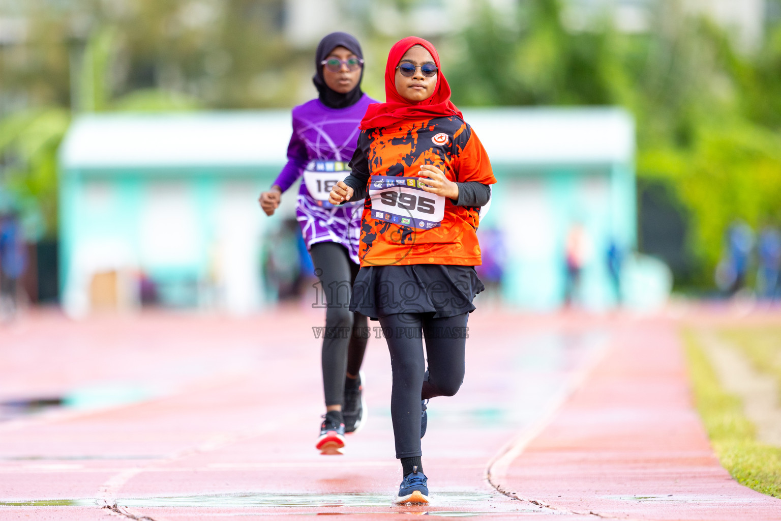 Day 1 of MWSC Interschool Athletics Championships 2024 held in Hulhumale Running Track, Hulhumale, Maldives on Saturday, 9th November 2024. 
Photos by: Ismail Thoriq / images.mv