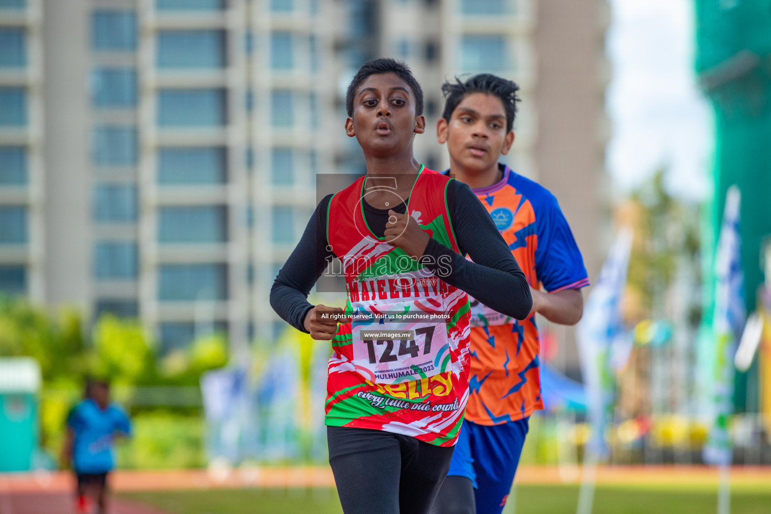 Day two of Inter School Athletics Championship 2023 was held at Hulhumale' Running Track at Hulhumale', Maldives on Sunday, 15th May 2023. Photos: Nausham Waheed / images.mv