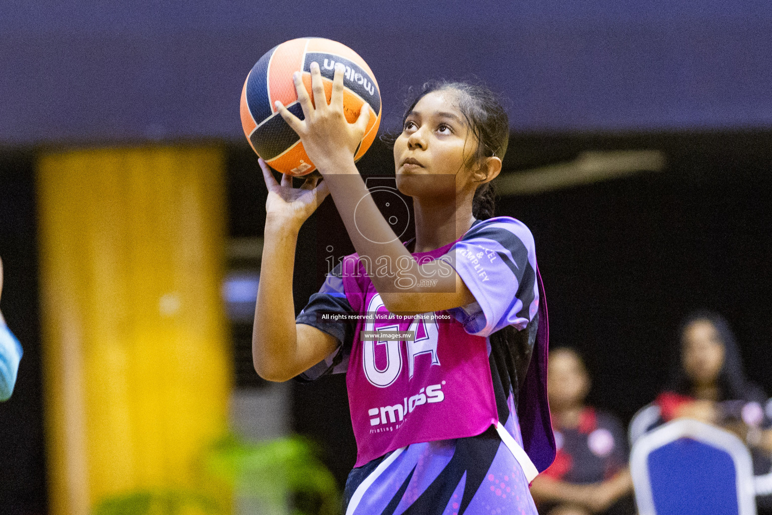 Day 11 of 24th Interschool Netball Tournament 2023 was held in Social Center, Male', Maldives on 6th November 2023. Photos: Nausham Waheed / images.mv