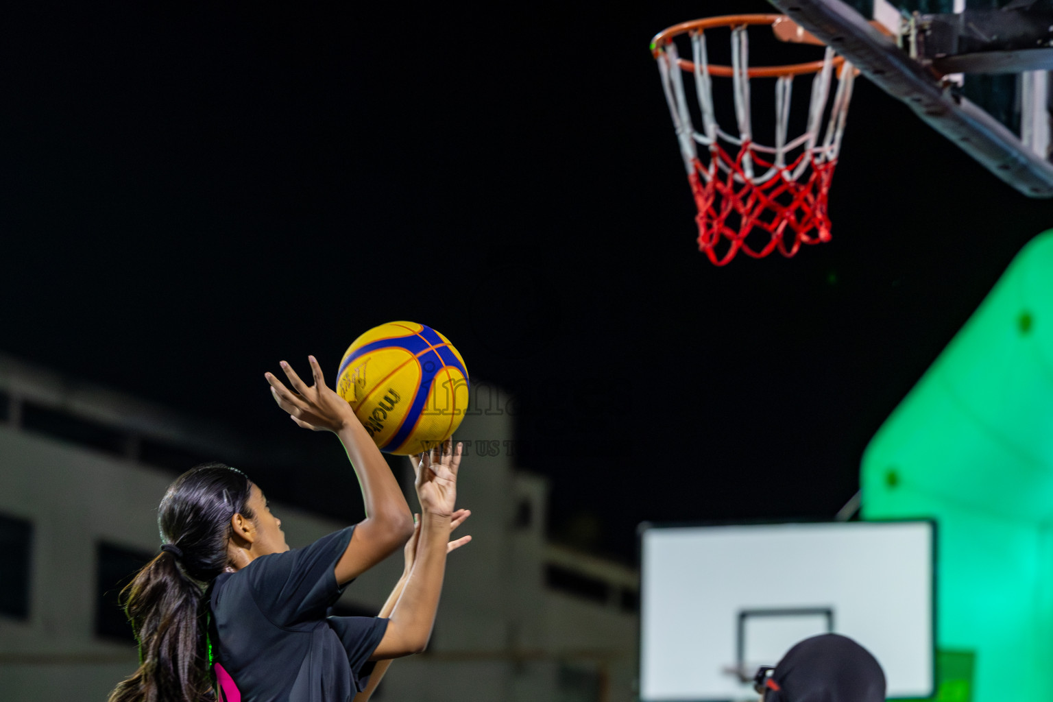 Day 7 of MILO Ramadan 3x3 Challenge 2024 was held in Ekuveni Outdoor Basketball Court at Male', Maldives on Monday, 18th March 2024.
Photos: Mohamed Mahfooz Moosa / images.mv