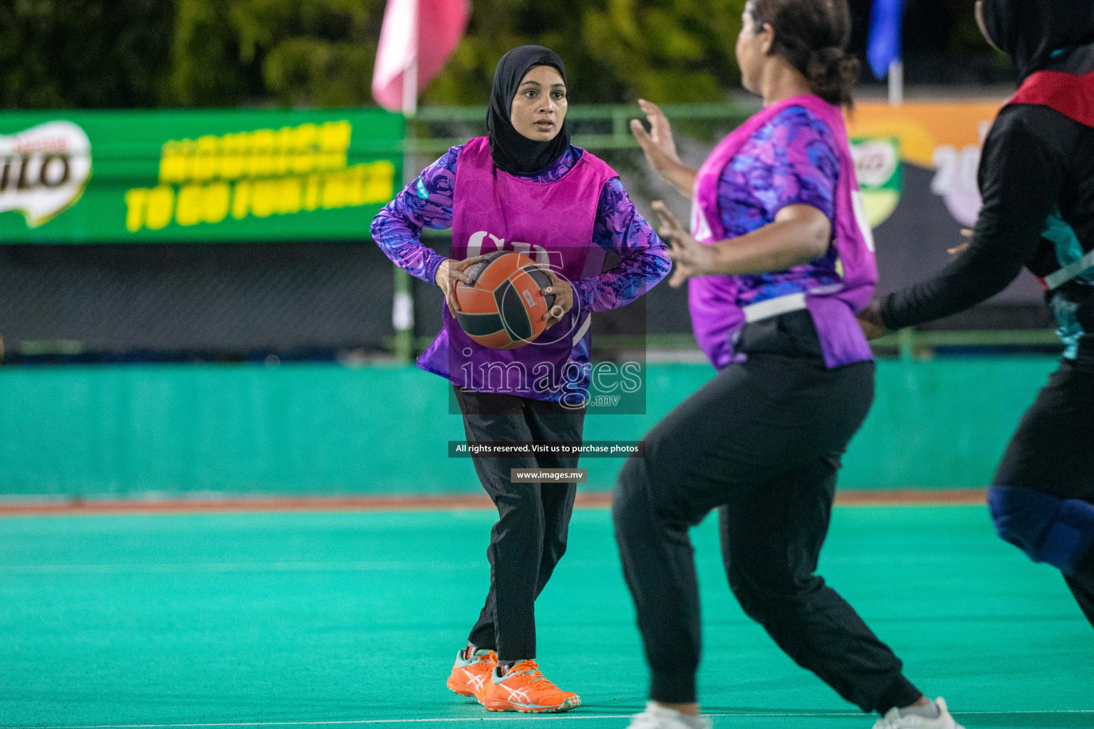 Day 3 of 20th Milo National Netball Tournament 2023, held in Synthetic Netball Court, Male', Maldives on 1st June 2023 Photos: Nausham Waheed/ Images.mv