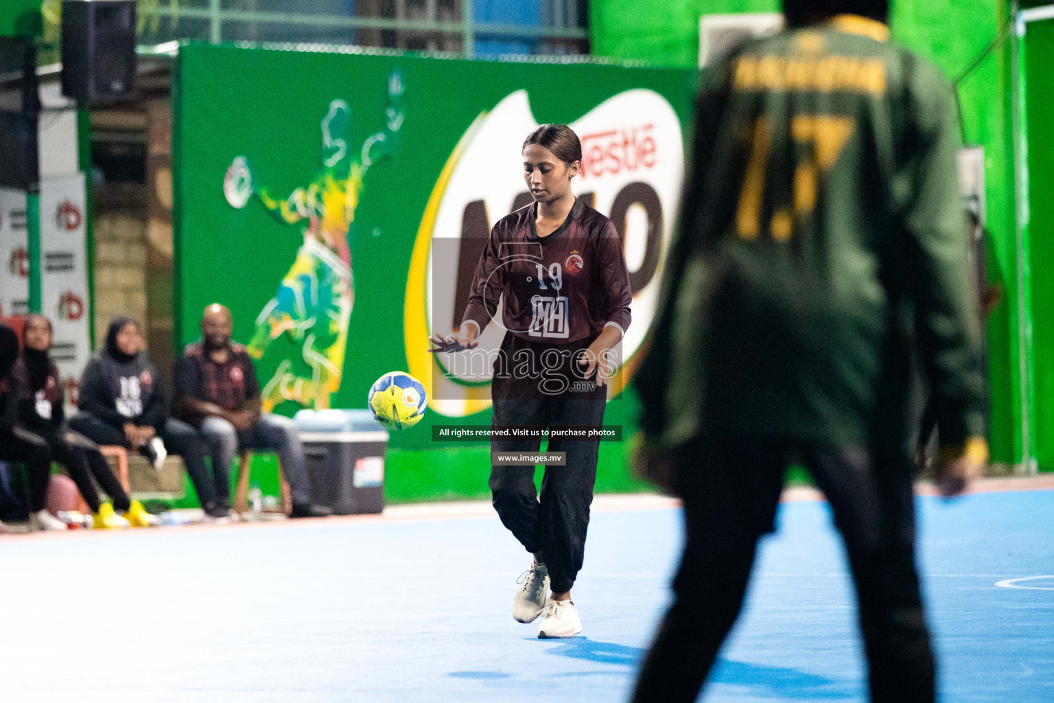 Day 5 of 6th MILO Handball Maldives Championship 2023, held in Handball ground, Male', Maldives on Friday, 24th May 2023 Photos: Shuu Abdul Sattar/ Images.mv