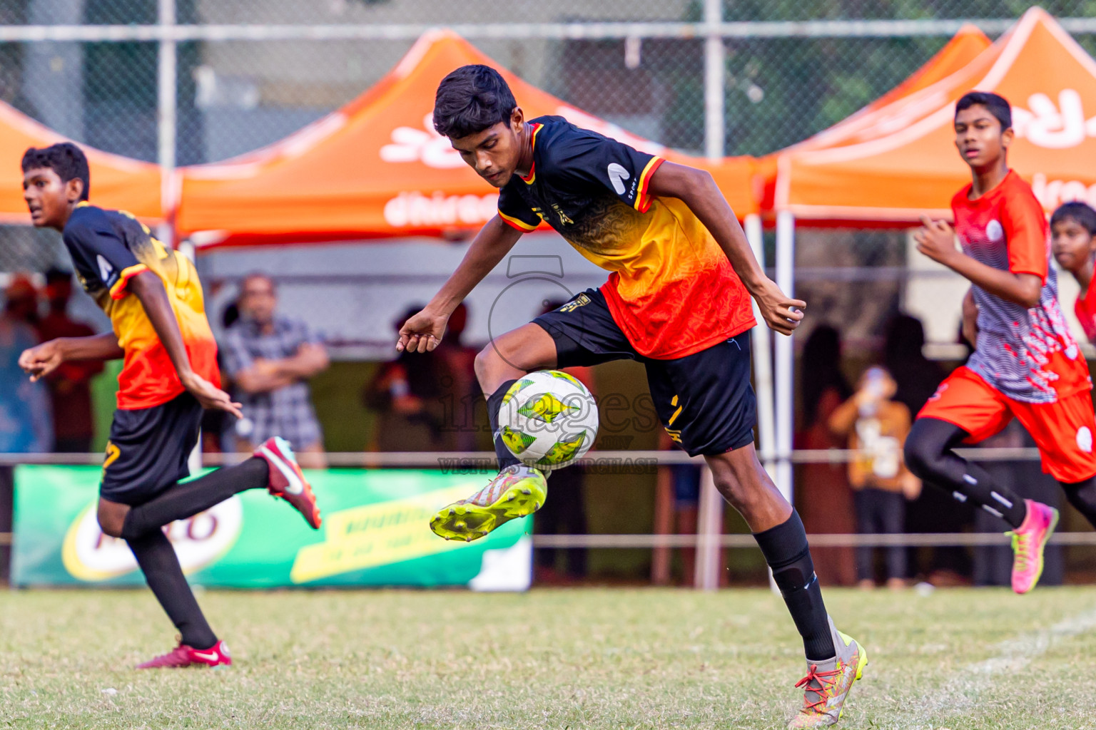 Day 2 of MILO Academy Championship 2024 Under 14 held in Henveyru Stadium, Male', Maldives on Friday, 1st November 2024. Photos: Nausham Waheed / Images.mv