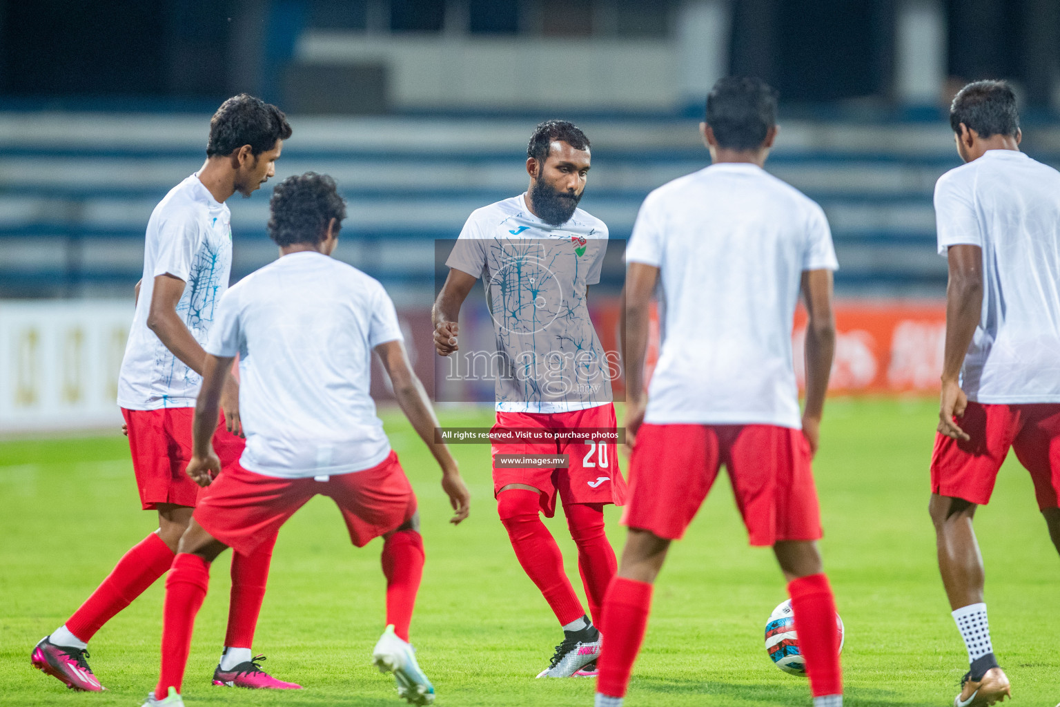 Maldives vs Bhutan in SAFF Championship 2023 held in Sree Kanteerava Stadium, Bengaluru, India, on Wednesday, 22nd June 2023. Photos: Nausham Waheed / images.mv