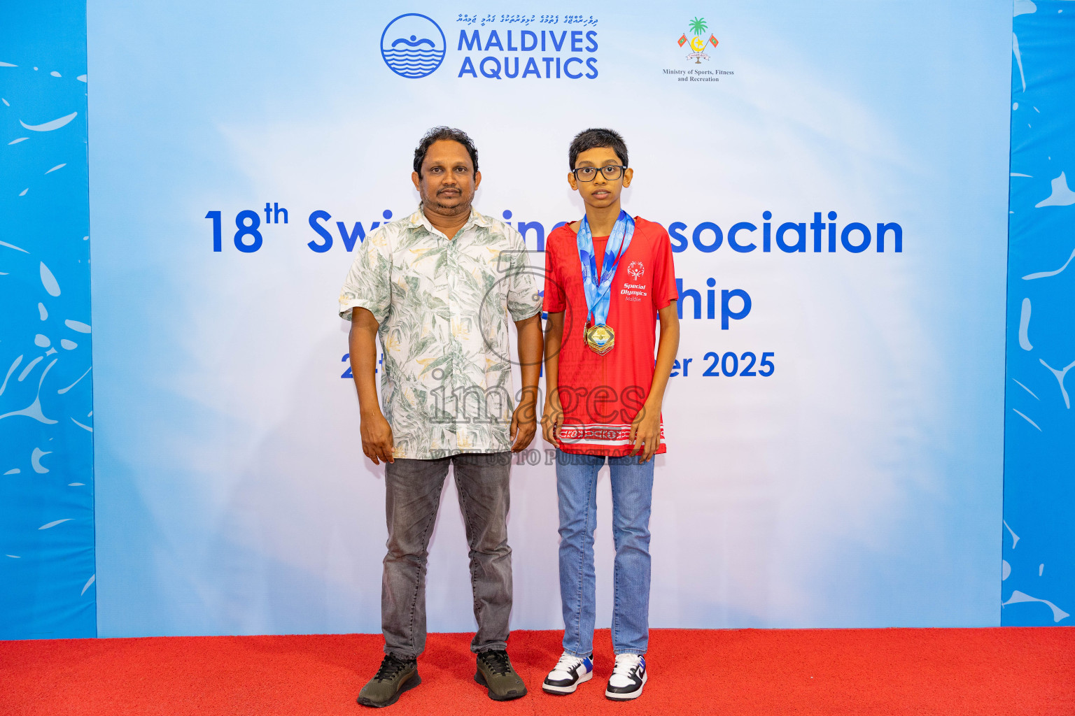 18th Swimming Association Championship 2025, Closing Ceremony was held on Saturday, 29th November 2025 at Swimming Track Hulhumale', Maldives. Photos: Areef Adam / images.mv