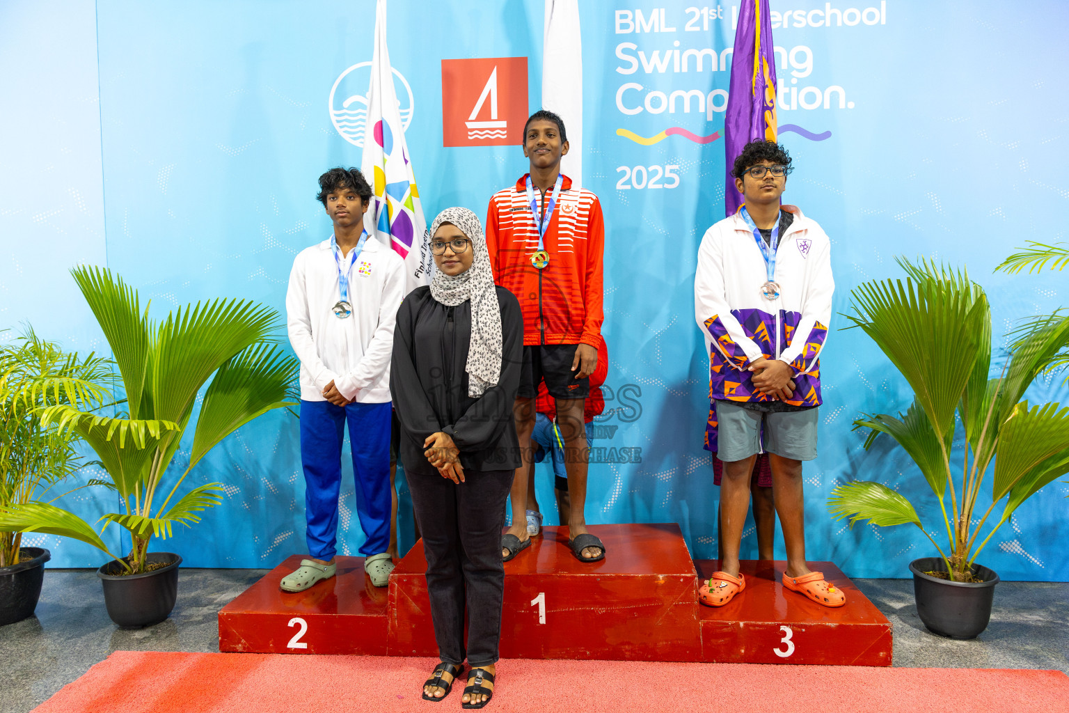 Day 5 of BML 21st Interschool Swimming Competition 2025 was held in Hulhumale' Swimming Pool, Hulhumale', Maldives on Wednesday, 15th October 2025.
Photos: Ismail Thoriq, Hassan Simah / images.mv