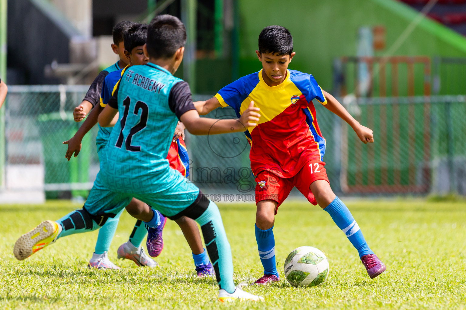 Day 2 of Under 10 MILO Academy Championship 2024 was held at National Stadium in Male', Maldives on Saturday, 27th April 2024. Photos: Nausham Waheed / images.mv