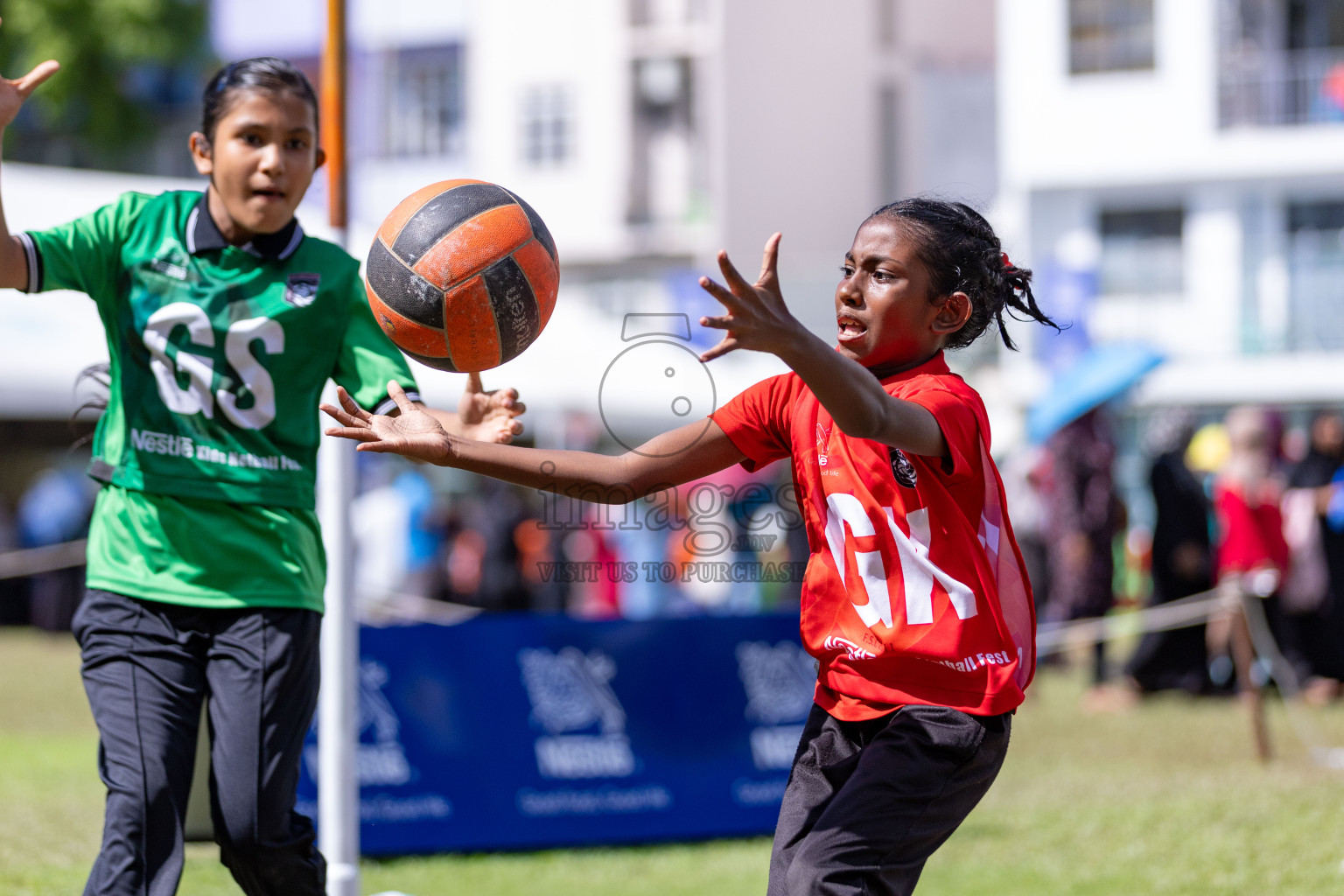 Day 3 of Nestle' Kids Netball Fiesta 2023 held in Henveyru Stadium, Male', Maldives on Saturday, 2nd December 2023. Photos by Nausham Waheed / Images.mv