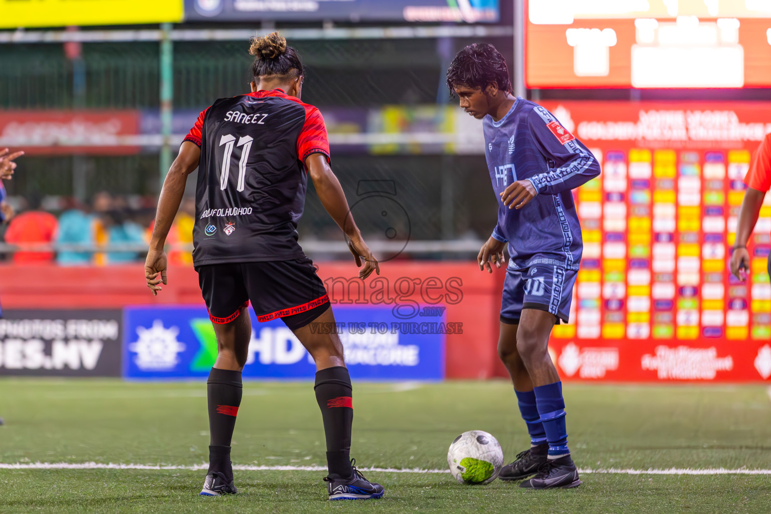 AA Bodufolhudhoo vs AA Mathiveri in Day 21 of Golden Futsal Challenge 2024 was held on Sunday , 4th February 2024 in Hulhumale', Maldives
Photos: Ismail Thoriq / images.mv