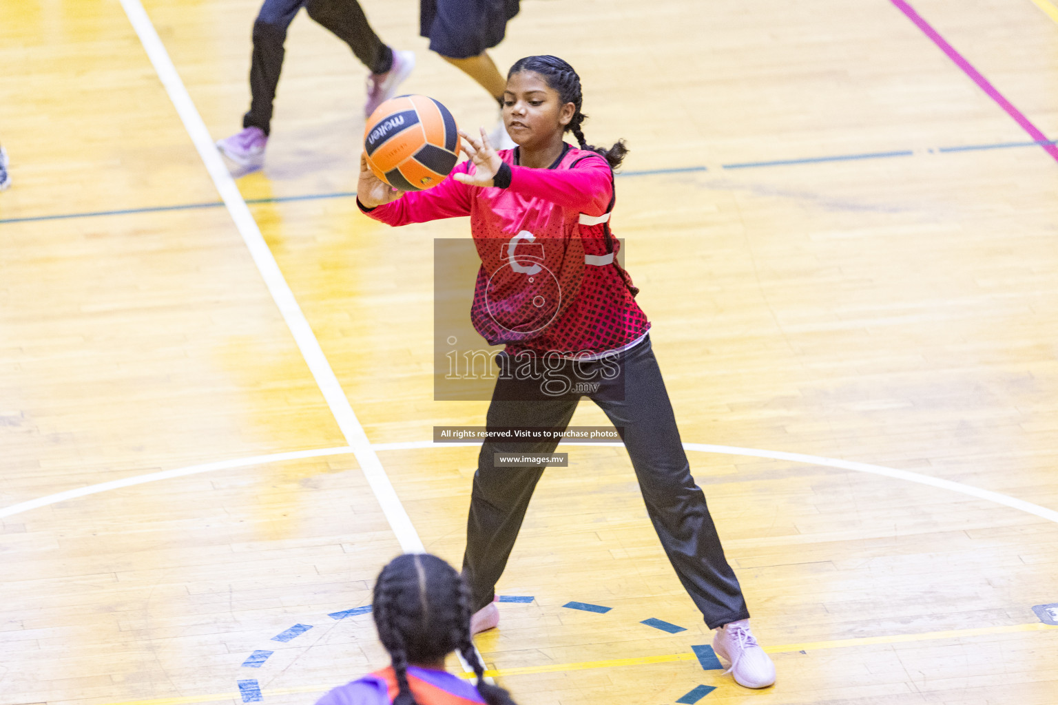 Day5 of 24th Interschool Netball Tournament 2023 was held in Social Center, Male', Maldives on 31st October 2023. Photos: Nausham Waheed / images.mv