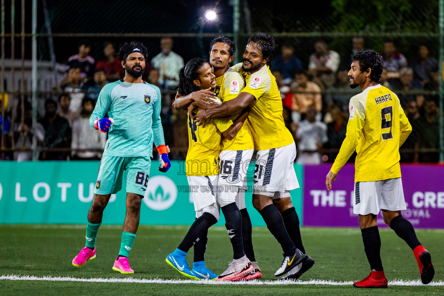 Dhiraagu vs RRC in Quarter Finals of Club Maldives Cup 2024 held in Rehendi Futsal Ground, Hulhumale', Maldives on Friday, 11th October 2024. Photos: Nausham Waheed / images.mv