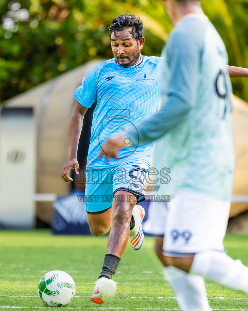 The Ritz Carlton vs Huvafen Fushi in Resort League 2025 (North Male Zone) day 17 was held on Friday, 19th September 2025 in One And Only Reethi Rah Maldives Resort, Photos: Areef Adam / images.mv