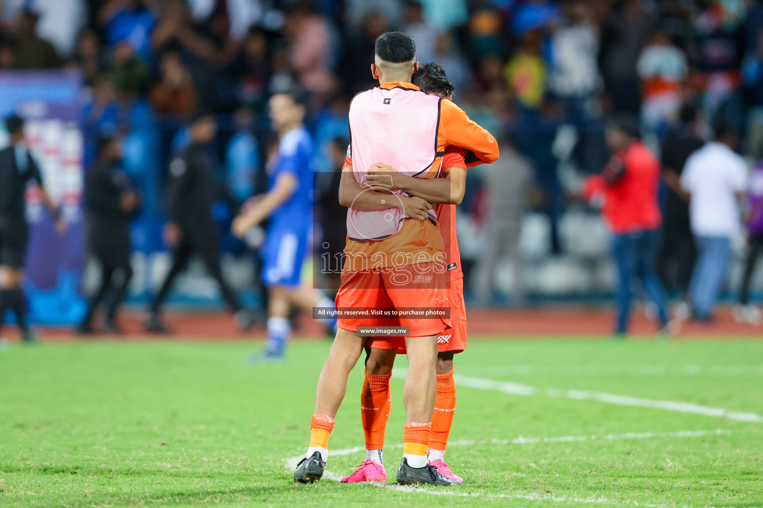 Kuwait vs India in the Final of SAFF Championship 2023 held in Sree Kanteerava Stadium, Bengaluru, India, on Tuesday, 4th July 2023. Photos: Nausham Waheed / images.mv