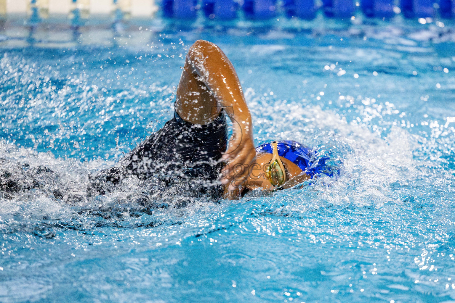 Day 4 of National Swimming Competition 2024 held in Hulhumale', Maldives on Monday, 16th December 2024. 
Photos: Hassan Simah / images.mv