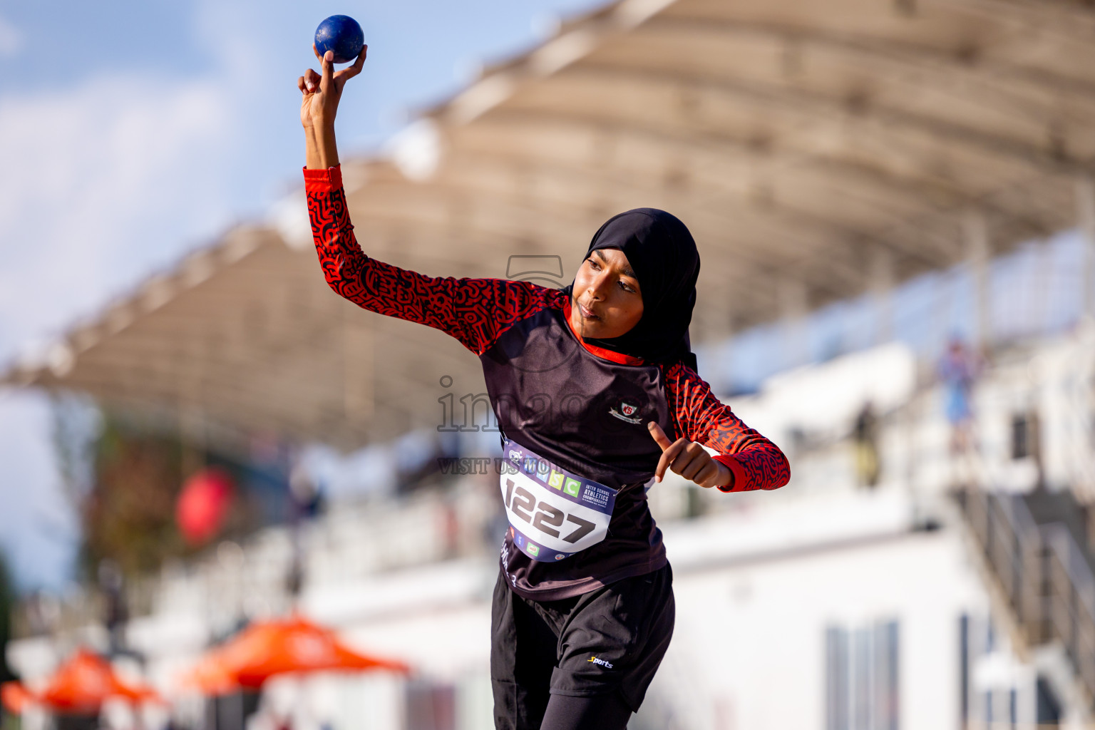 Day 4 of MWSC Interschool Athletics Championships 2024 held in Hulhumale Running Track, Hulhumale, Maldives on Tuesday, 12th November 2024. Photos by: Nausham Waheed / Images.mv