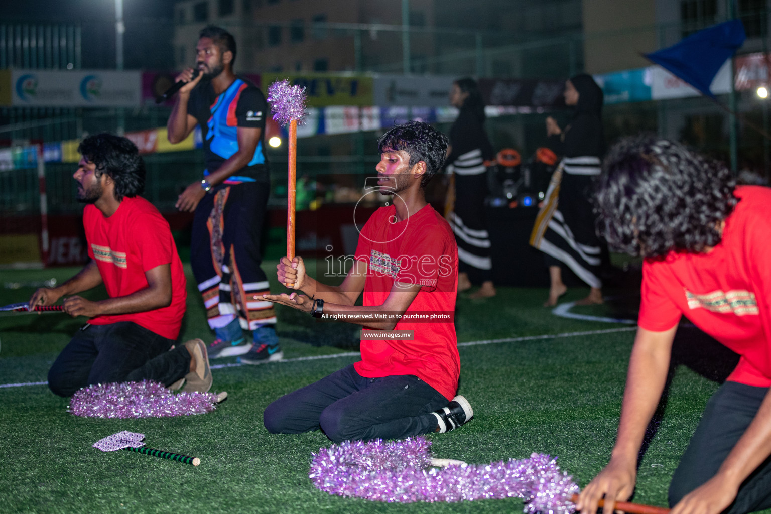 Opening of Sonee Sports Golden Futsal Challenge 2023 held on 4th Feb 2023 in Hulhumale, Male', Maldives. Photos by Nausham Waheed