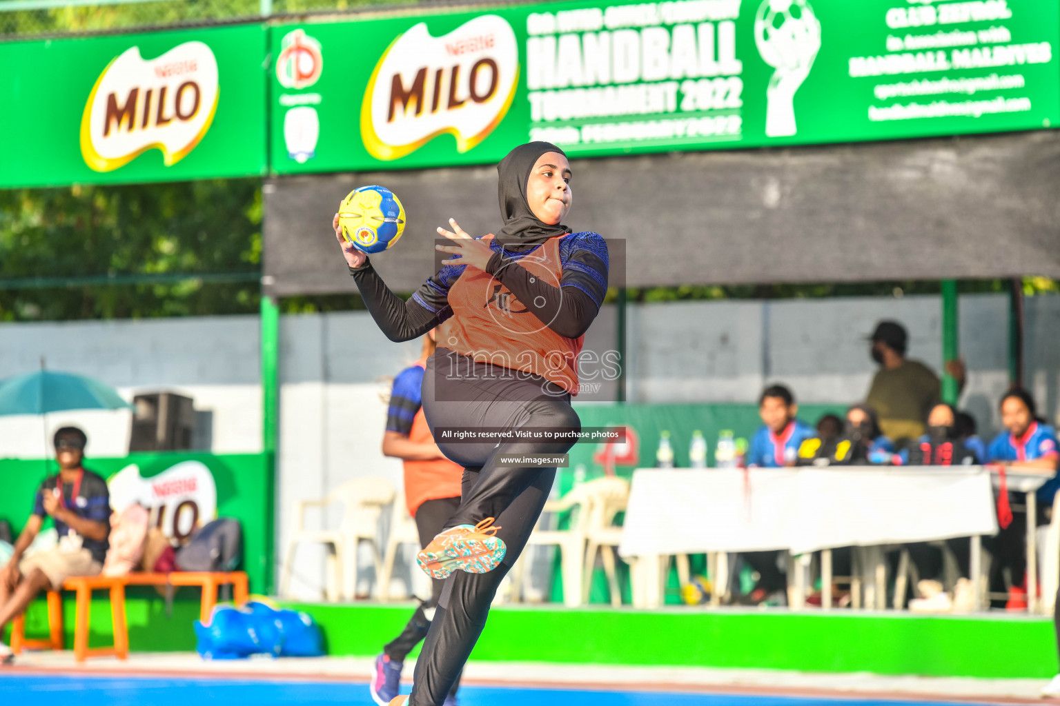 Day 4 of Milo 6th Inter Office Handball Tournament 2022 - Photos by  Nausham Waheed