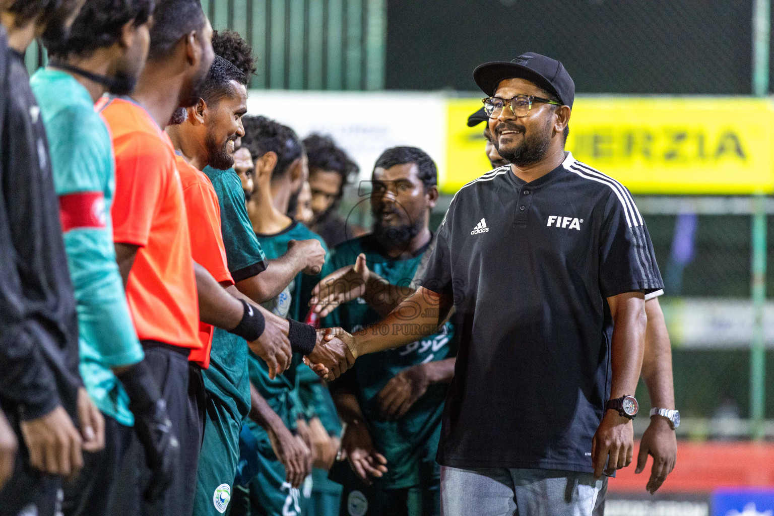 GA Kanduhulhudhoo VS GA Villingili in Day 14 of Golden Futsal Challenge 2024 was held on Sunday, 28th January 2024, in Hulhumale', Maldives Photos: Nausham Waheed / images.mv