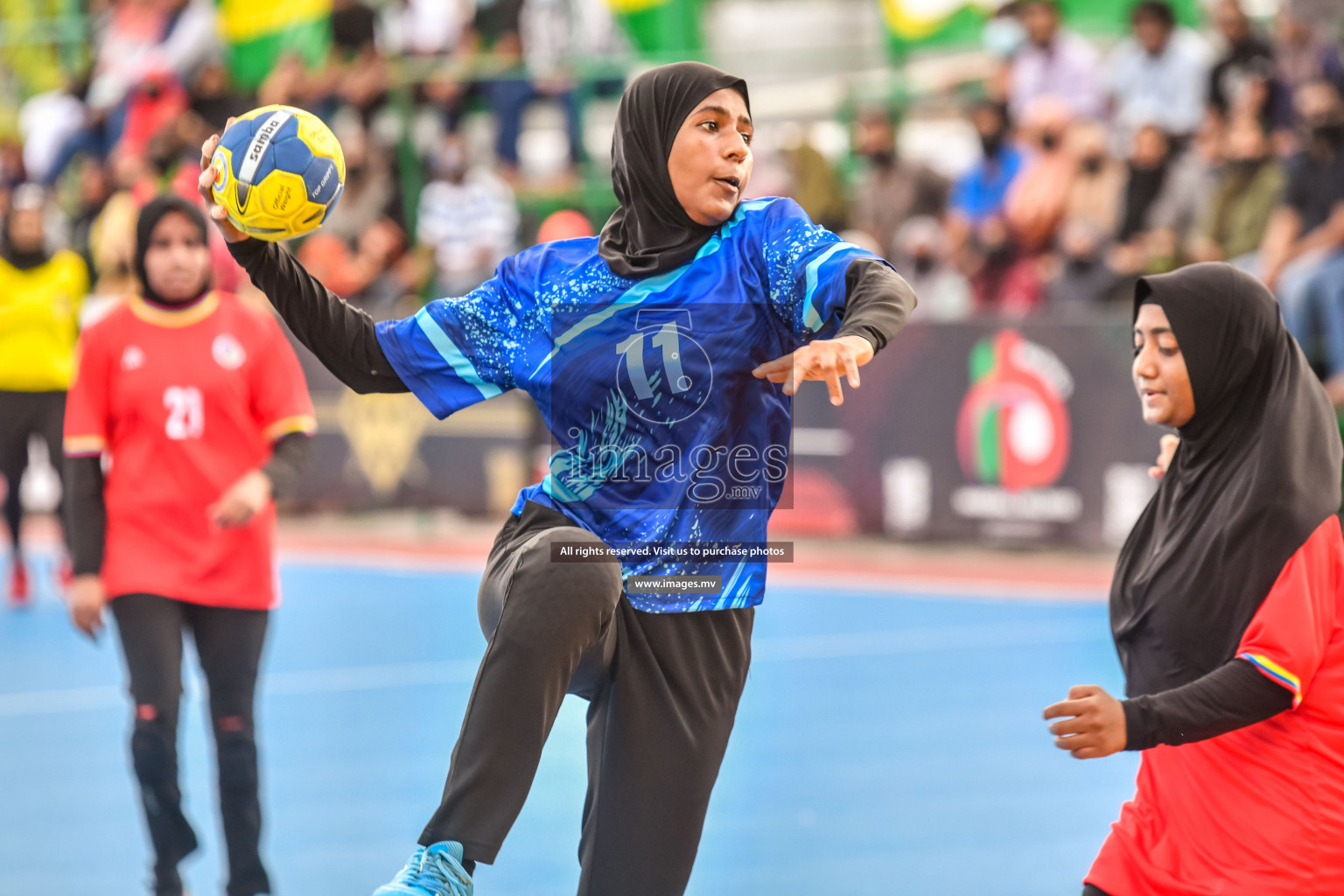 Day 7 of MILO 6th Inter Office Handball Tournament 2022 Photos by Nausham waheed