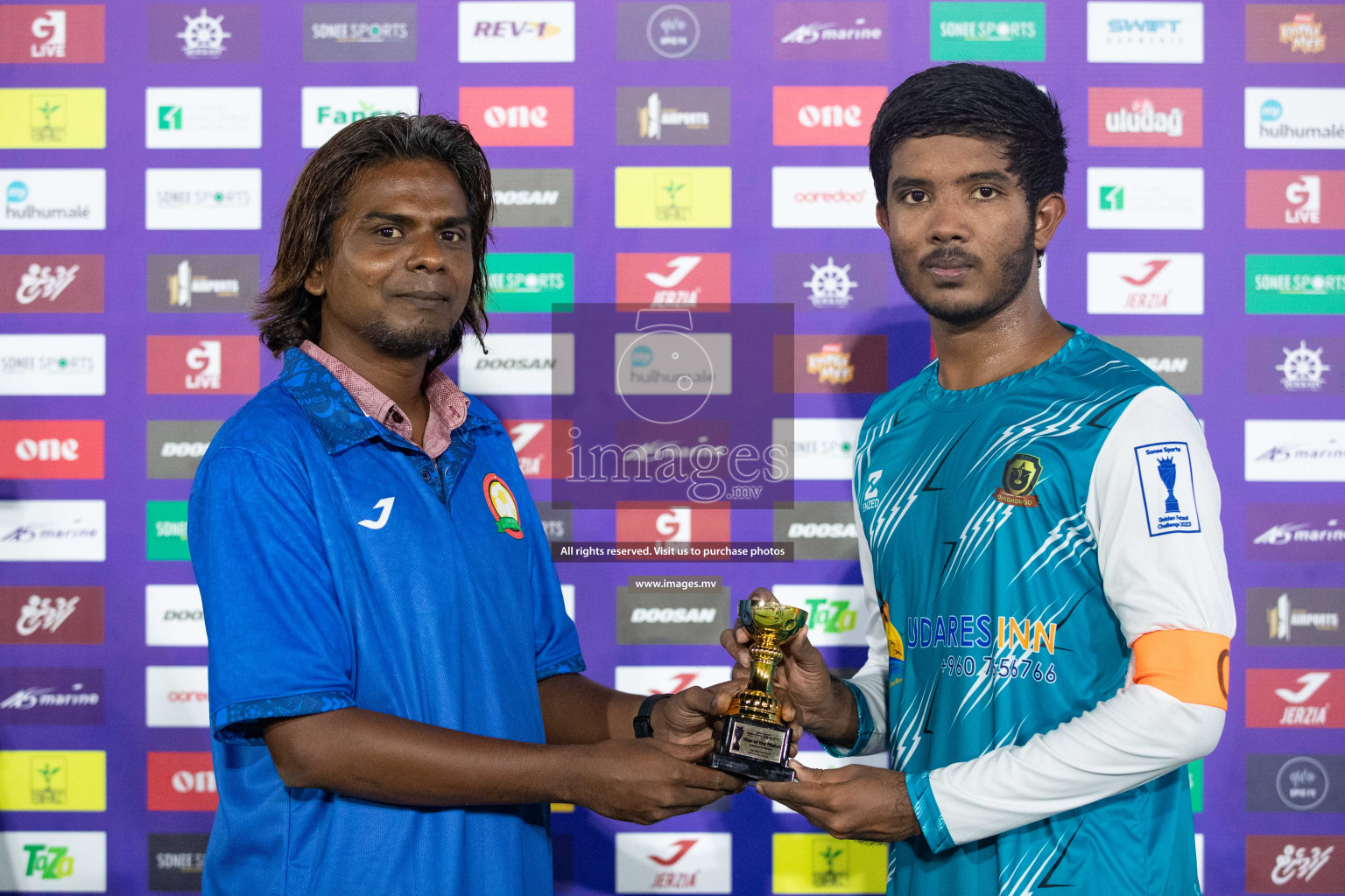 HA. Dhidhdhoo vs HA. Filladhoo in Day 3 of Golden Futsal Challenge 2023 on 07 February 2023 in Hulhumale, Male, Maldives