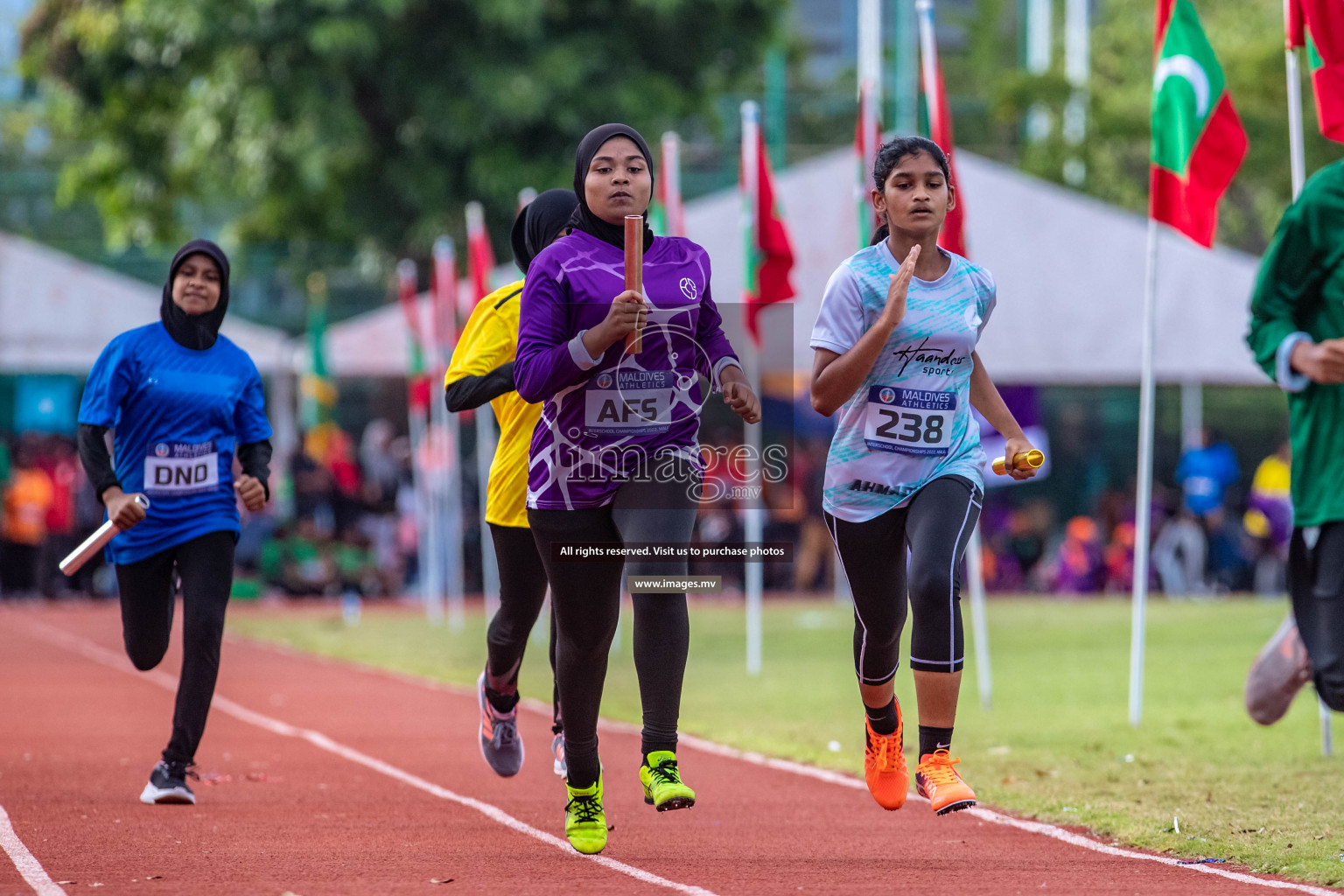 Day 3 of Inter-School Athletics Championship held in Male', Maldives on 25th May 2022. Photos by: Nausham Waheed / images.mv