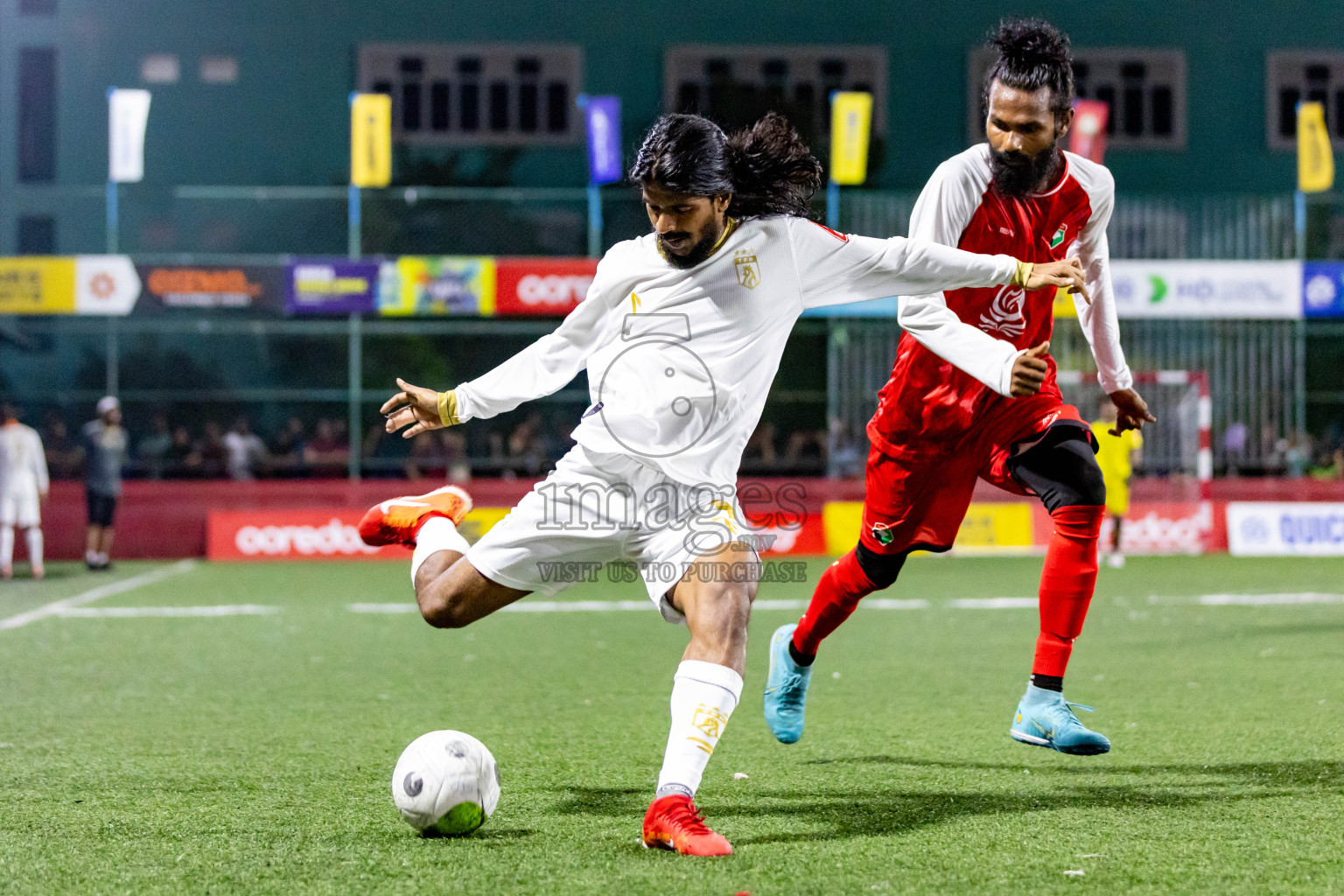 Th. Madifushi  VS  Th. Thimarafushi in Day 11 of Golden Futsal Challenge 2024 was held on Thursday, 25th January 2024, in Hulhumale', Maldives
Photos: Nausham Waheed / images.mv