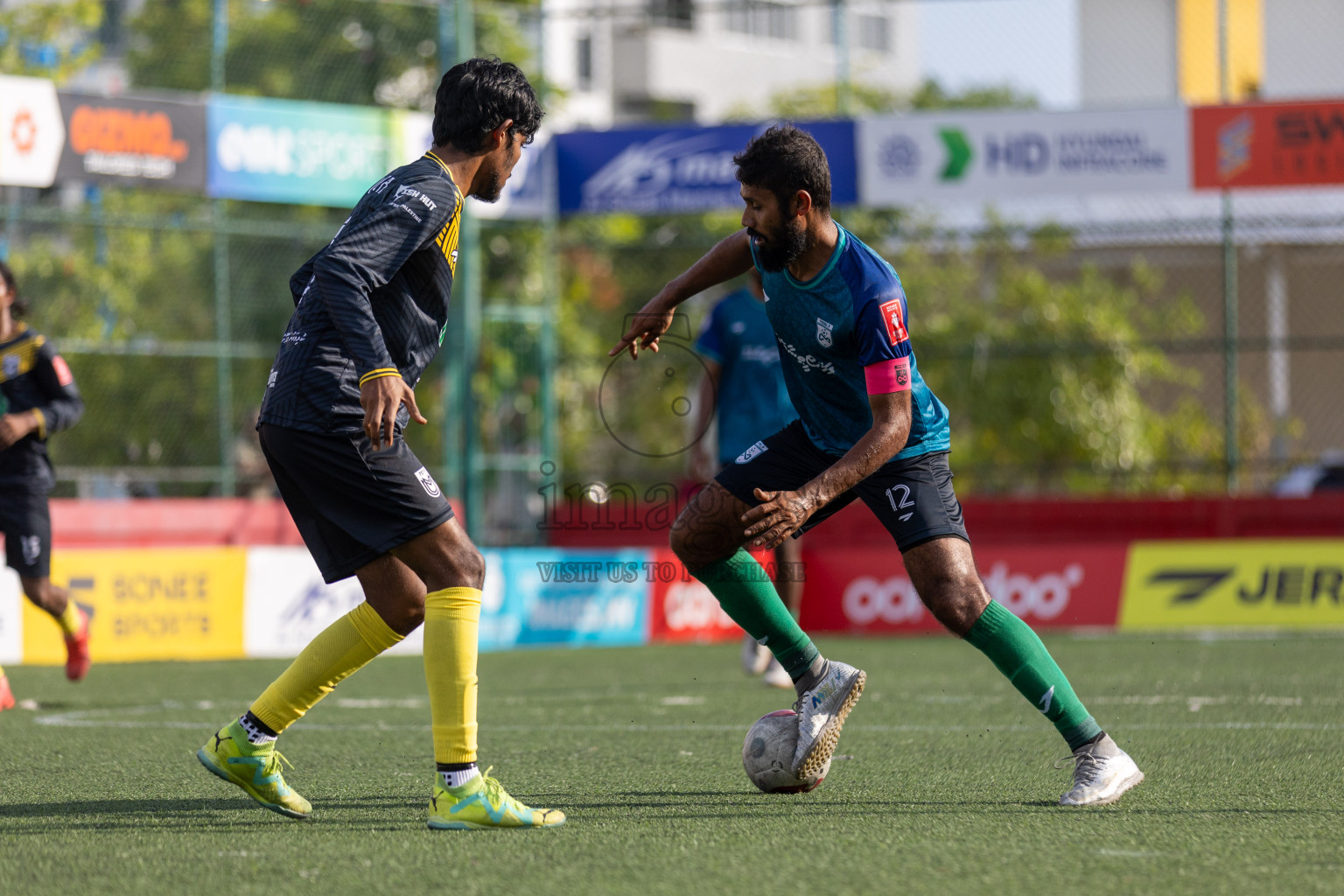 F Bilehdhoo vs F Magoodhoo in Day 20 of Golden Futsal Challenge 2024 was held on Saturday , 3rd February 2024 in Hulhumale', Maldives Photos: Nausham Waheed / images.mv