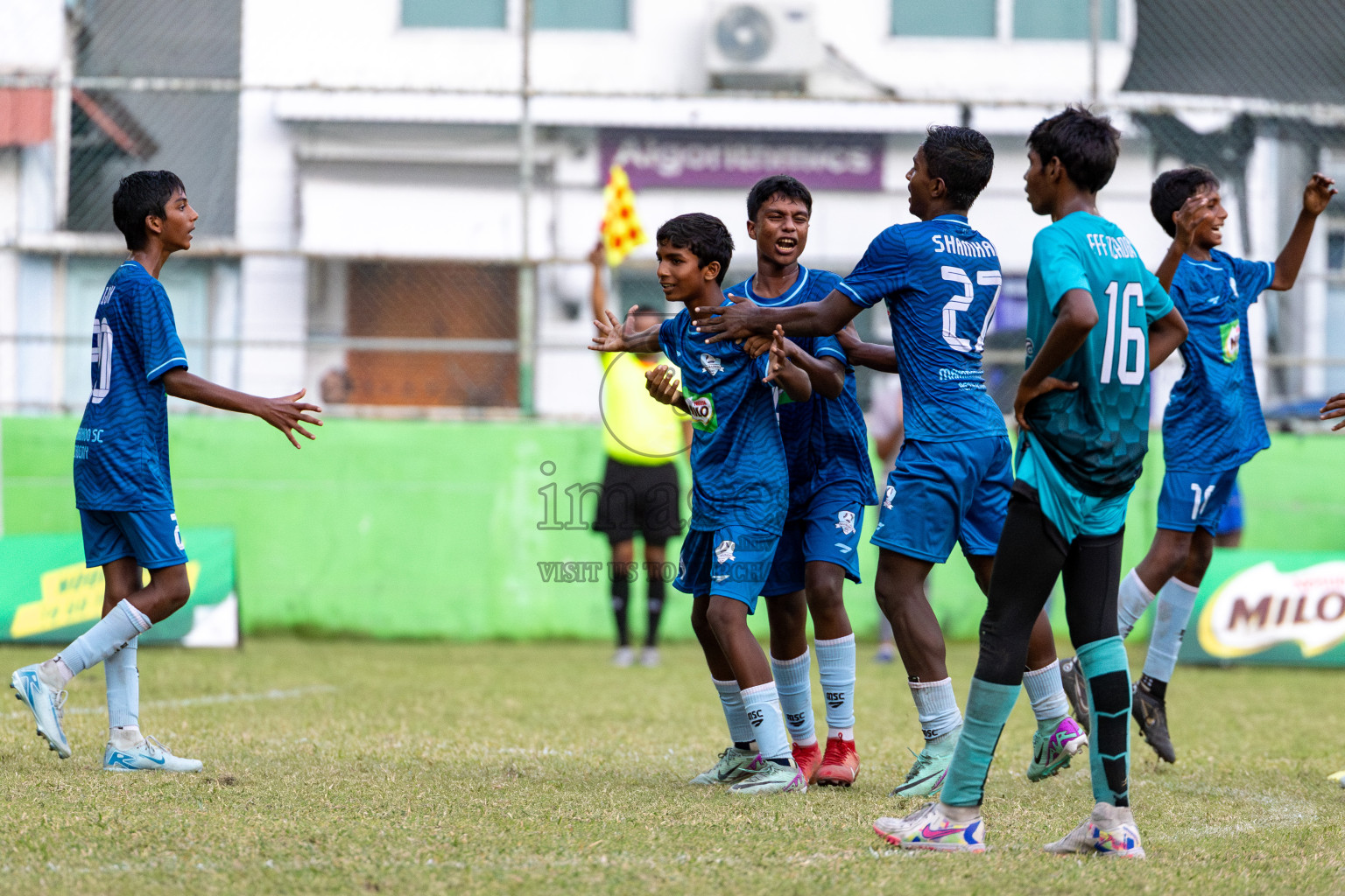 Day 2 of MILO Academy Championship 2024 held in Henveyru Stadium, Male', Maldives on Thursday, 1st November 2024. Photos:Hassan Simah / Images.mv