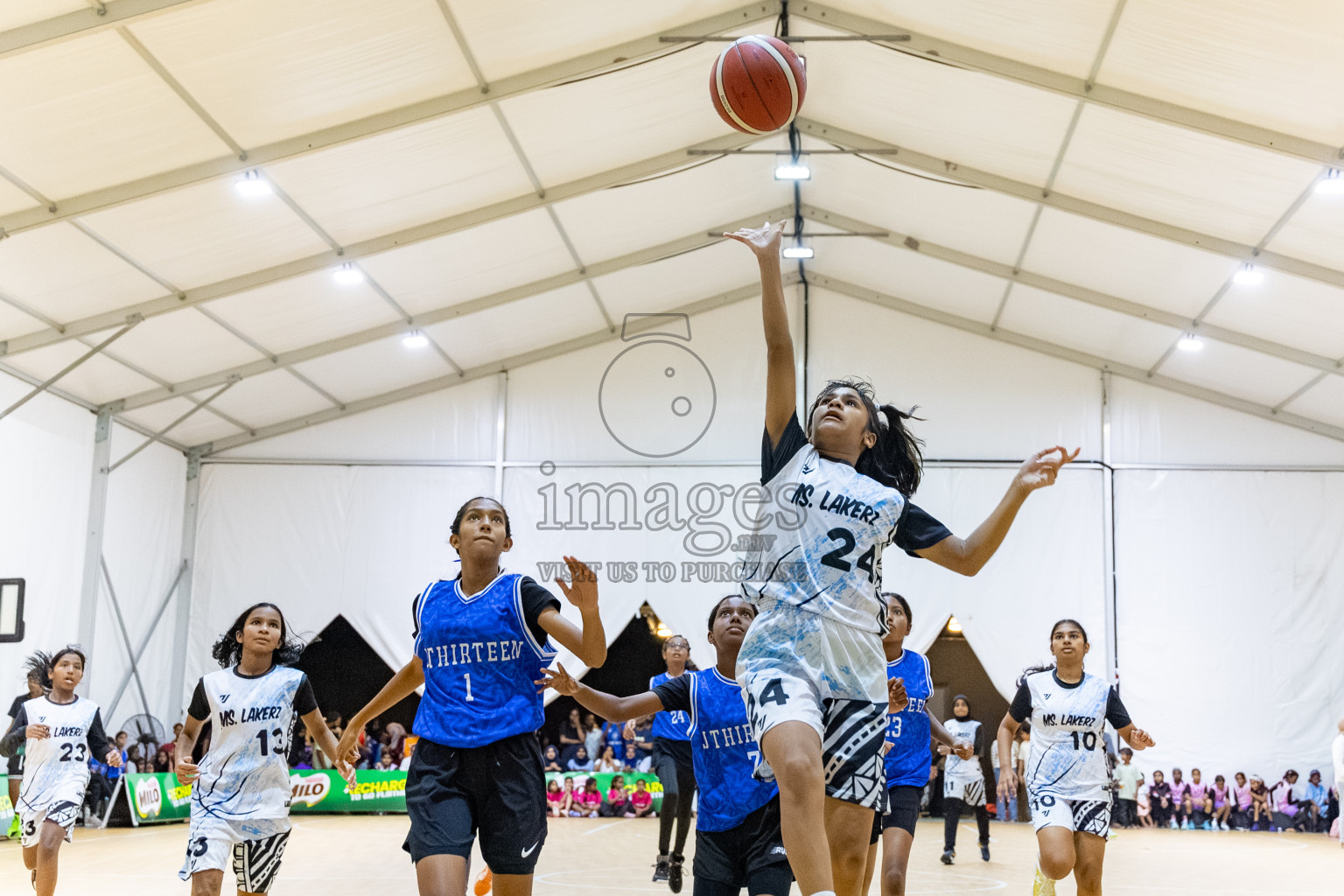 Day 3 of Milo 5 x 5 Junior Challenge 2025 - Basketball tournament held in Basketball Training Center, Male', Maldives on Saturday, 11th October 2025. 
Photos by:  Hassan Simah / Images.mv