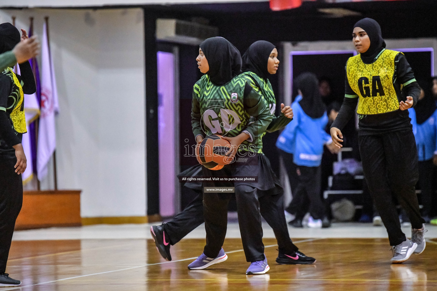 Day 11 of 23rd Inter-School Netball Tournament was held in Male', Maldives on 2nd November 2022. Photos: Nausham Waheed / images.mv