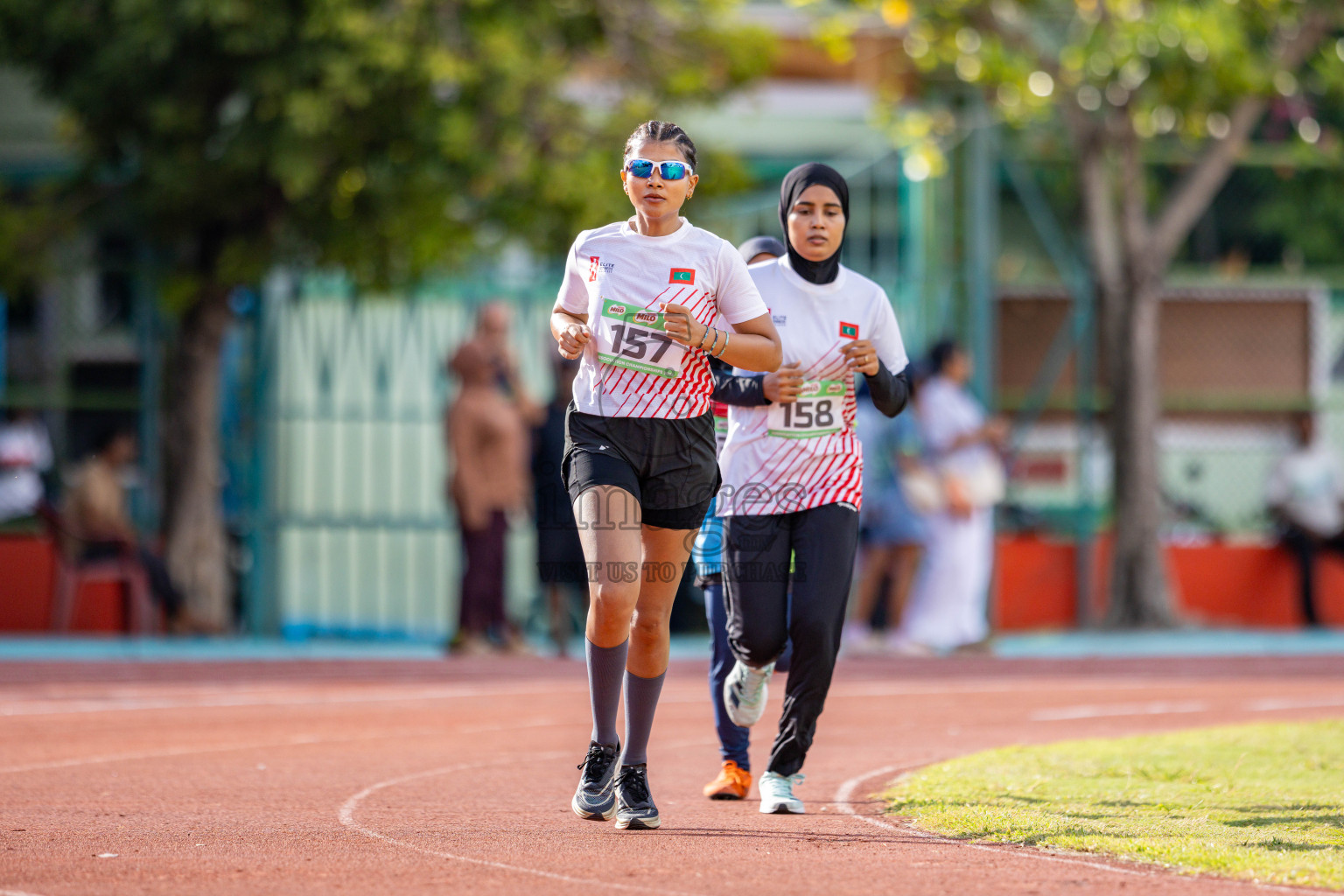 Day 2 of 12th Milo Association Championships was held in Ekuveni Track at Male', Maldives on Friday, 25th April 2025. 
Photos: Hassan Simah / images.mv