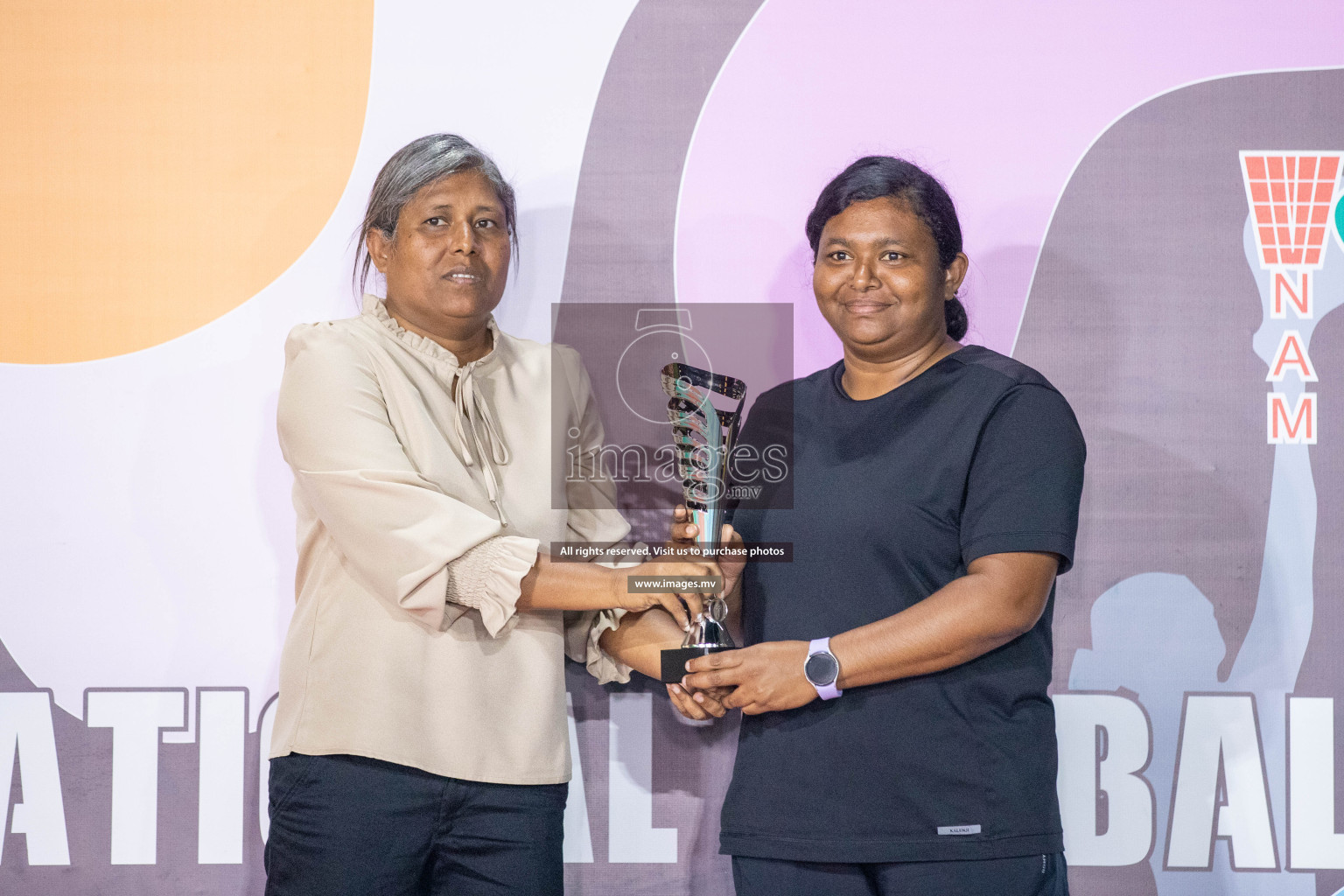 Final of 20th Milo National Netball Tournament 2023, held in Synthetic Netball Court, Male', Maldives on 11th June 2023 Photos: Nausham Waheed/ Images.mv