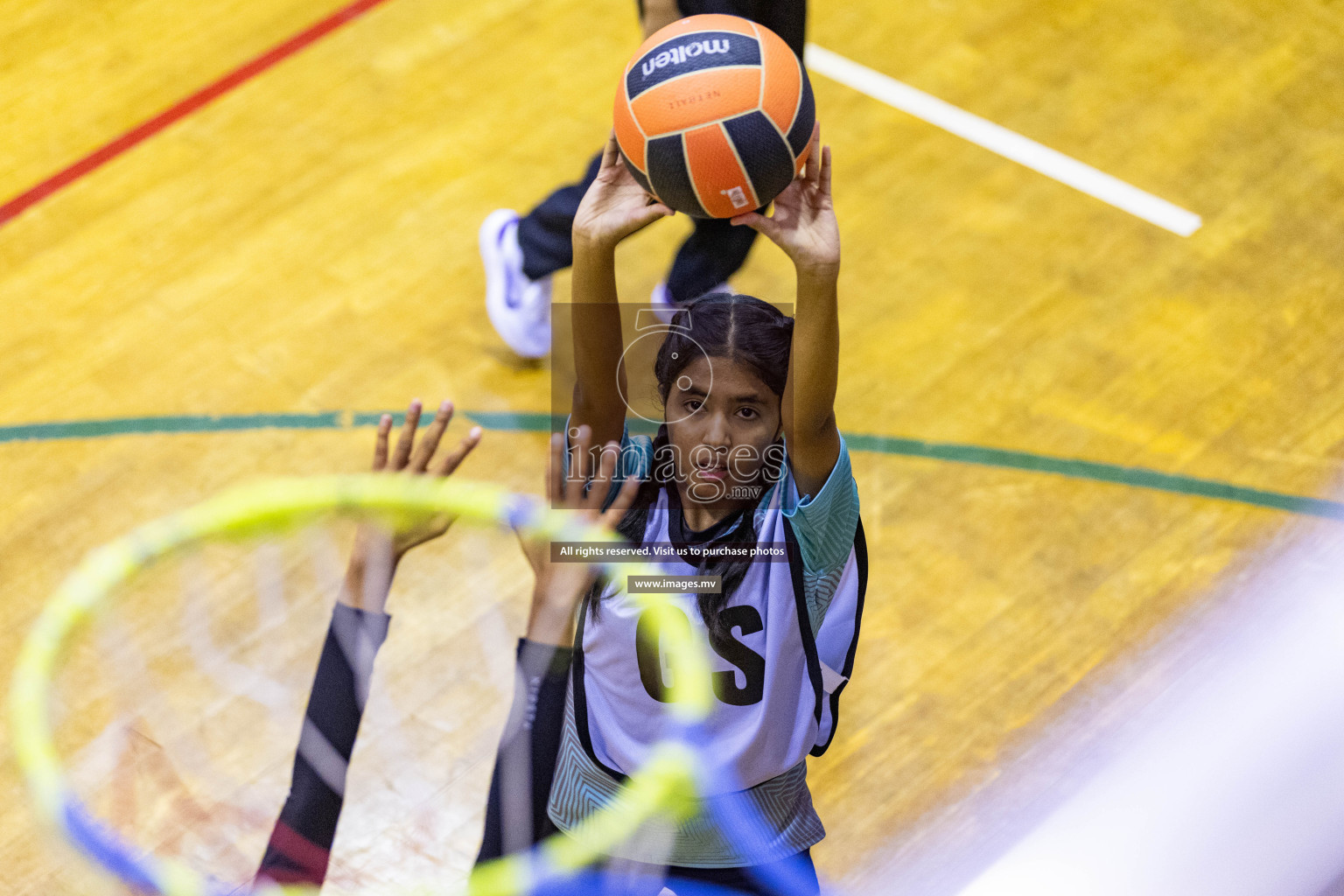 Day7 of 24th Interschool Netball Tournament 2023 was held in Social Center, Male', Maldives on 2nd November 2023. Photos: Nausham Waheed / images.mv