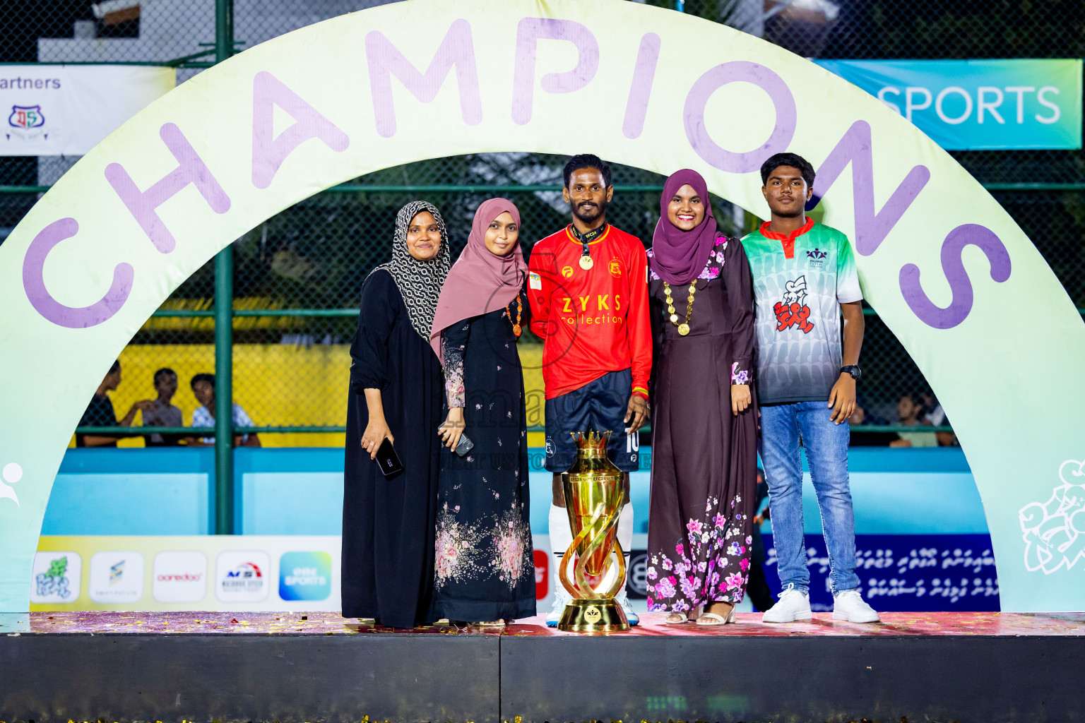 Dee Ess Kay vs Kovigoani in Final of Laamehi Dhiggaru Ekuveri Futsal Challenge 2024 was held on Wednesday, 31st July 2024, at Dhiggaru Futsal Ground, Dhiggaru, Maldives Photos: Nausham Waheed / images.mv