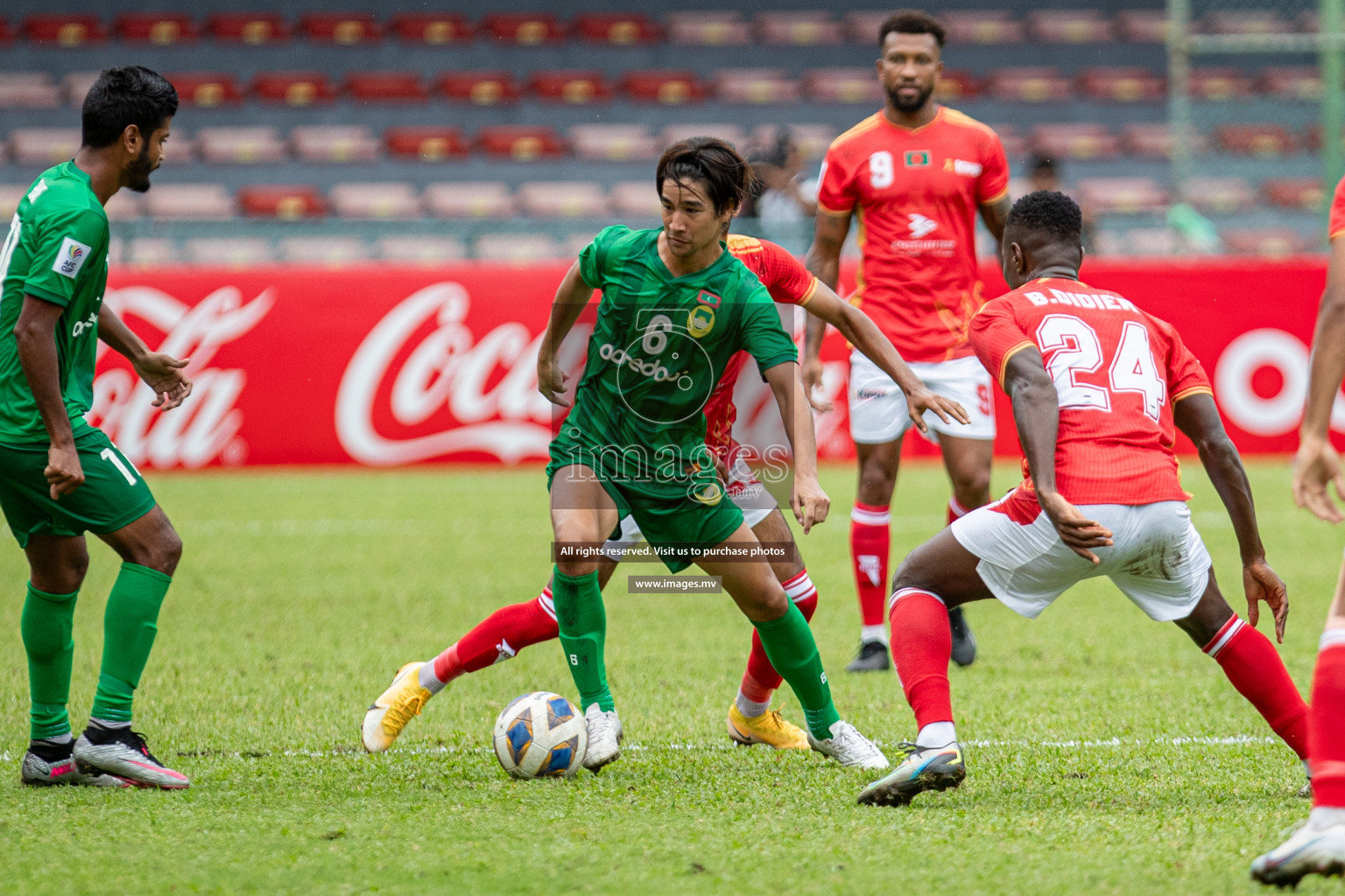 Maziya Sports & Recreation Club vs Bashundhara Kings in the group stage of AFC Cup 2023 held in the National Stadium, Male, Maldives, on Tuesday 19th September 2023. Photos: Mohamed Mahfooz Moosa