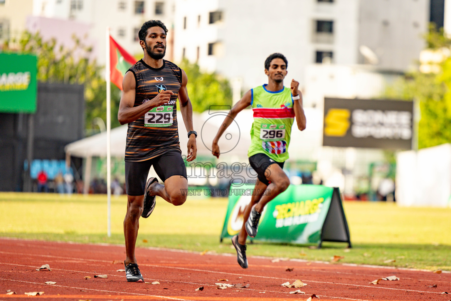 Day 2 of 12th Milo Association Championships was held in Ekuveni Track at Male', Maldives on Friday, 25th April 2025. Photos: Hassan Simah / images.mv