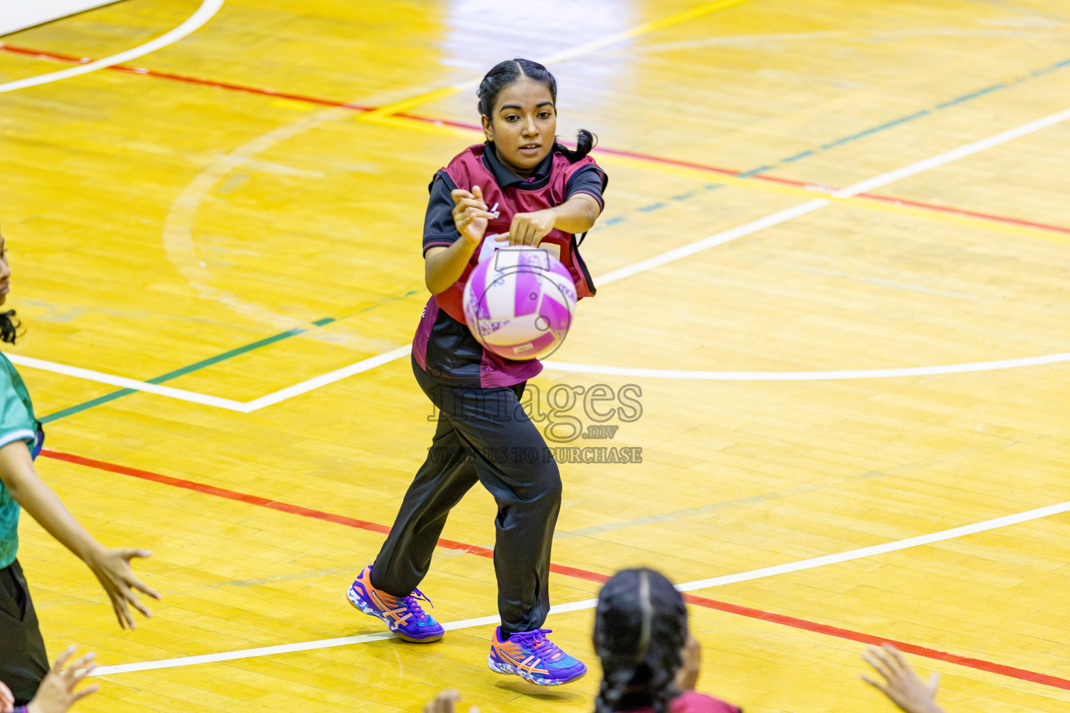 Day 4 of Inter-School Netball Tournament 2025 was held in Social Center Indoor Hall on Tuesday, 21th October 2025. Photos: Areef Adam / images.mv