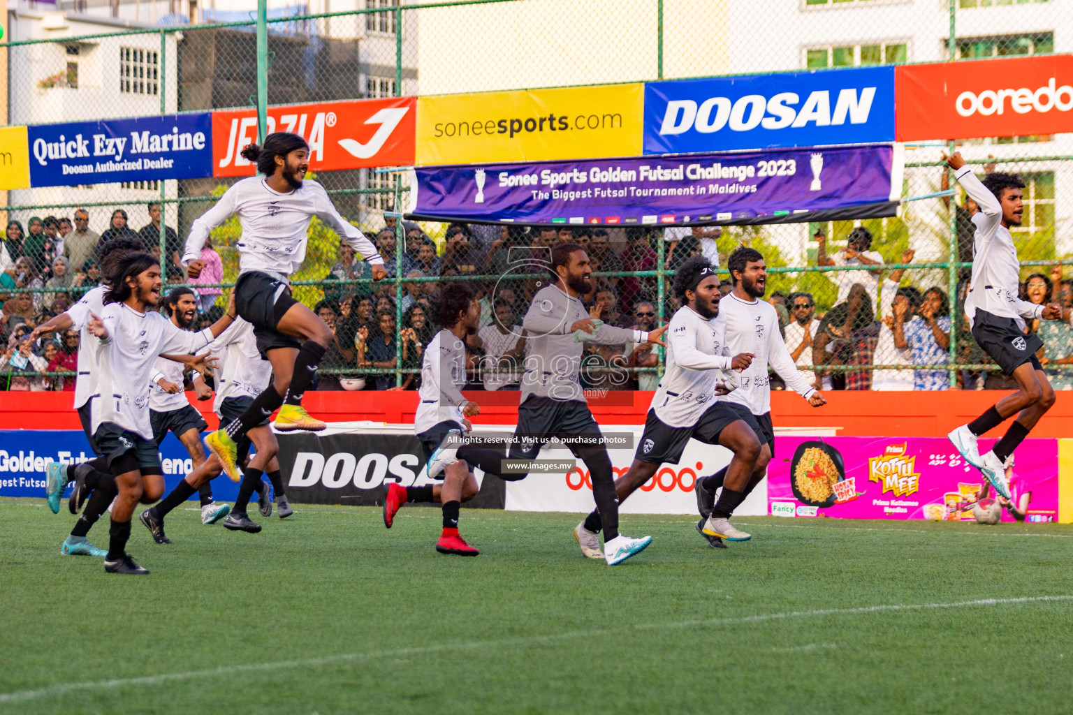 Matchday 21 of Golden Futsal Challenge 2023 on 25 February 2023 in Hulhumale, Male, Maldives