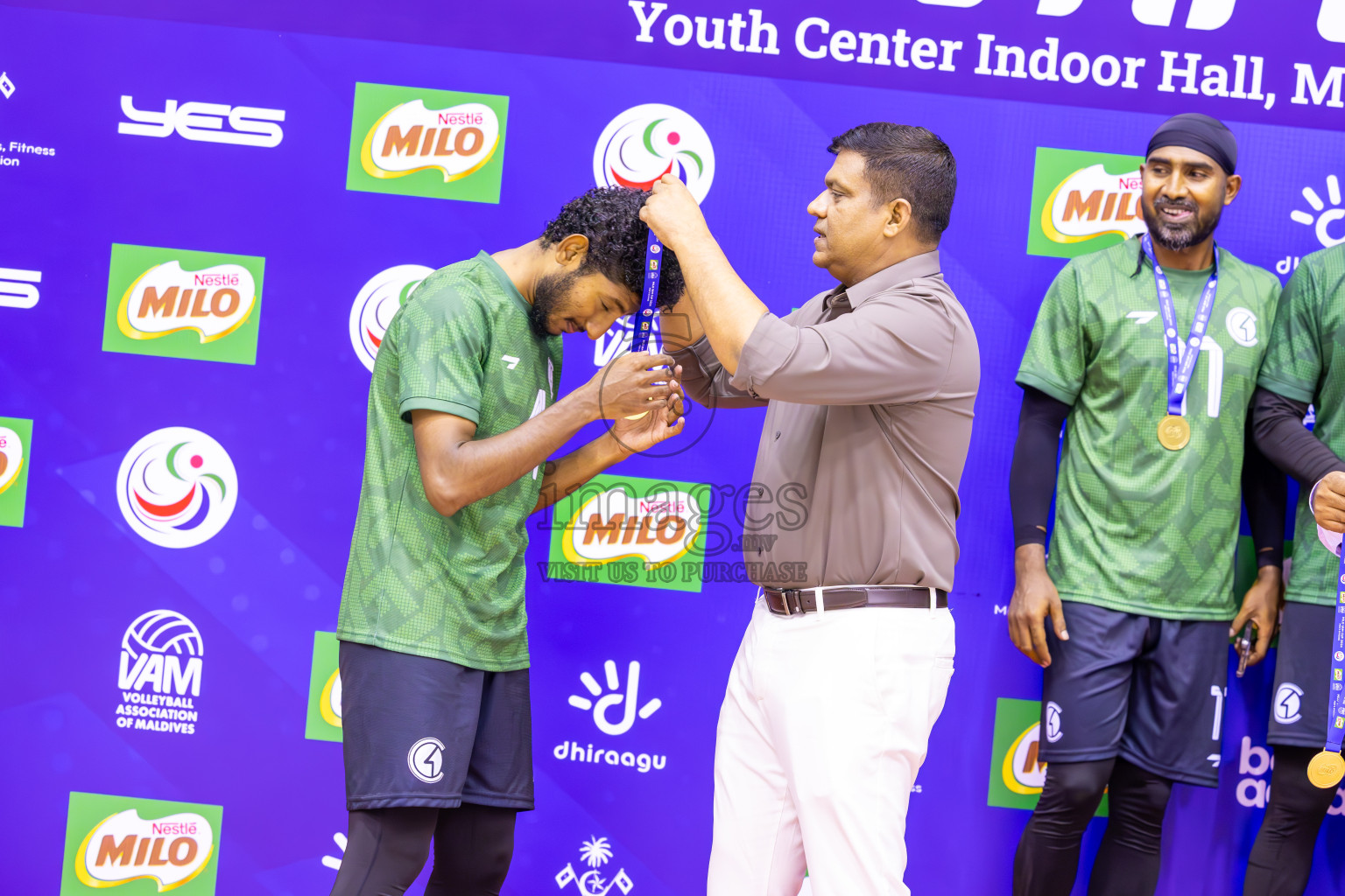 Final of MILO VAM Cup 2024 (Men's Division) was held in Social Center Indoor Hall on Monday, 4th November 2024. 
Photos: Ismail Thoriq / images.mv