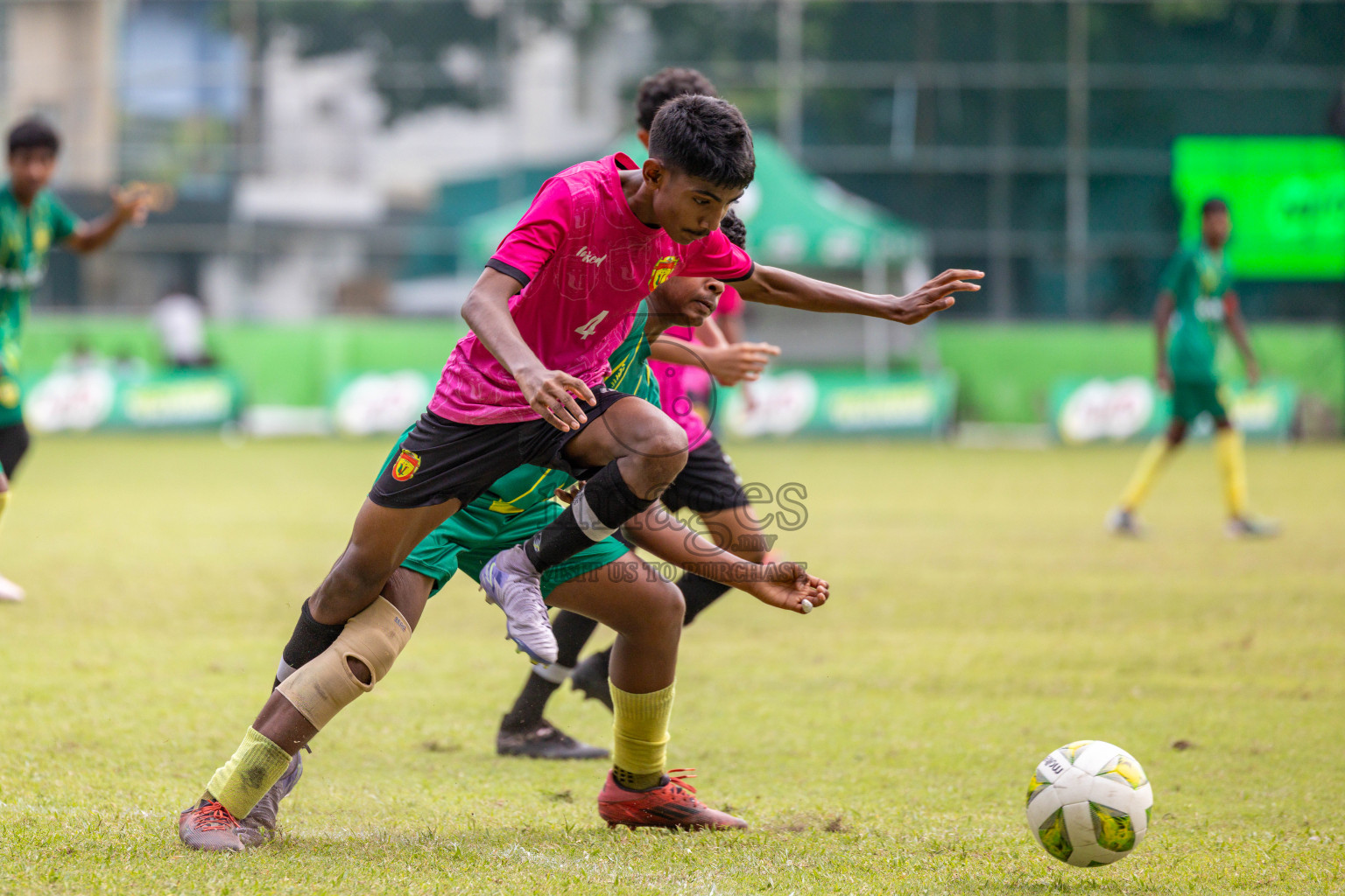 Day 2 of MILO Academy Championship 2025 (U14) was held on Friday, 31st October 2025 at Henveiru Football Grounds, Male', Maldives . 
Photos: Hassan Simah / images.mv