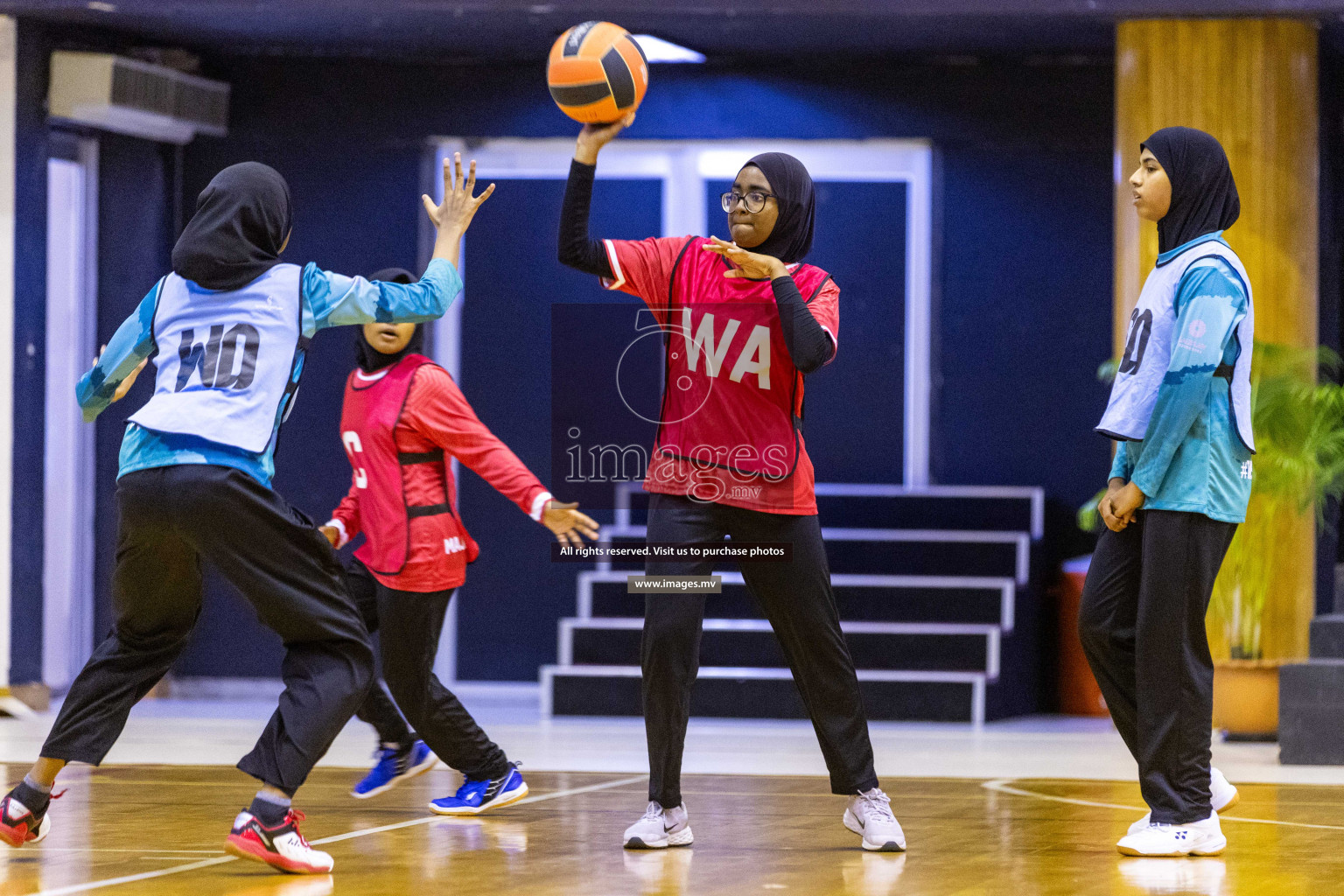 Day4 of 24th Interschool Netball Tournament 2023 was held in Social Center, Male', Maldives on 30th October 2023. Photos: Nausham Waheed / images.mv