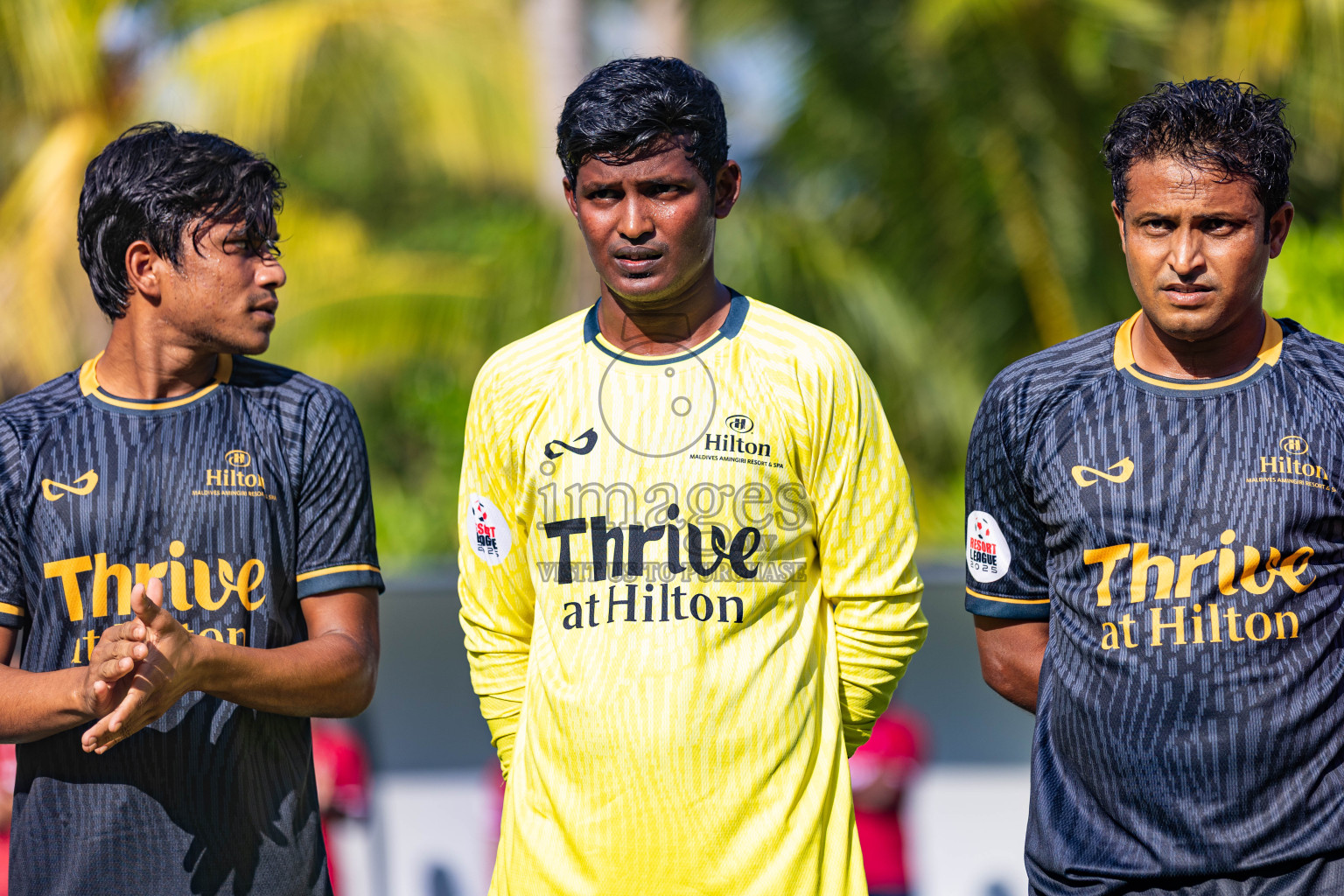 Hilton Amingiri vs Varu by Atmosphere in Resort League 2025 (North Male Zone) day 4 was held on Saturday, 6th September 2025 in One And Only Reethi Rah Maldives Resort, Photos: Areef Adam / images.mv