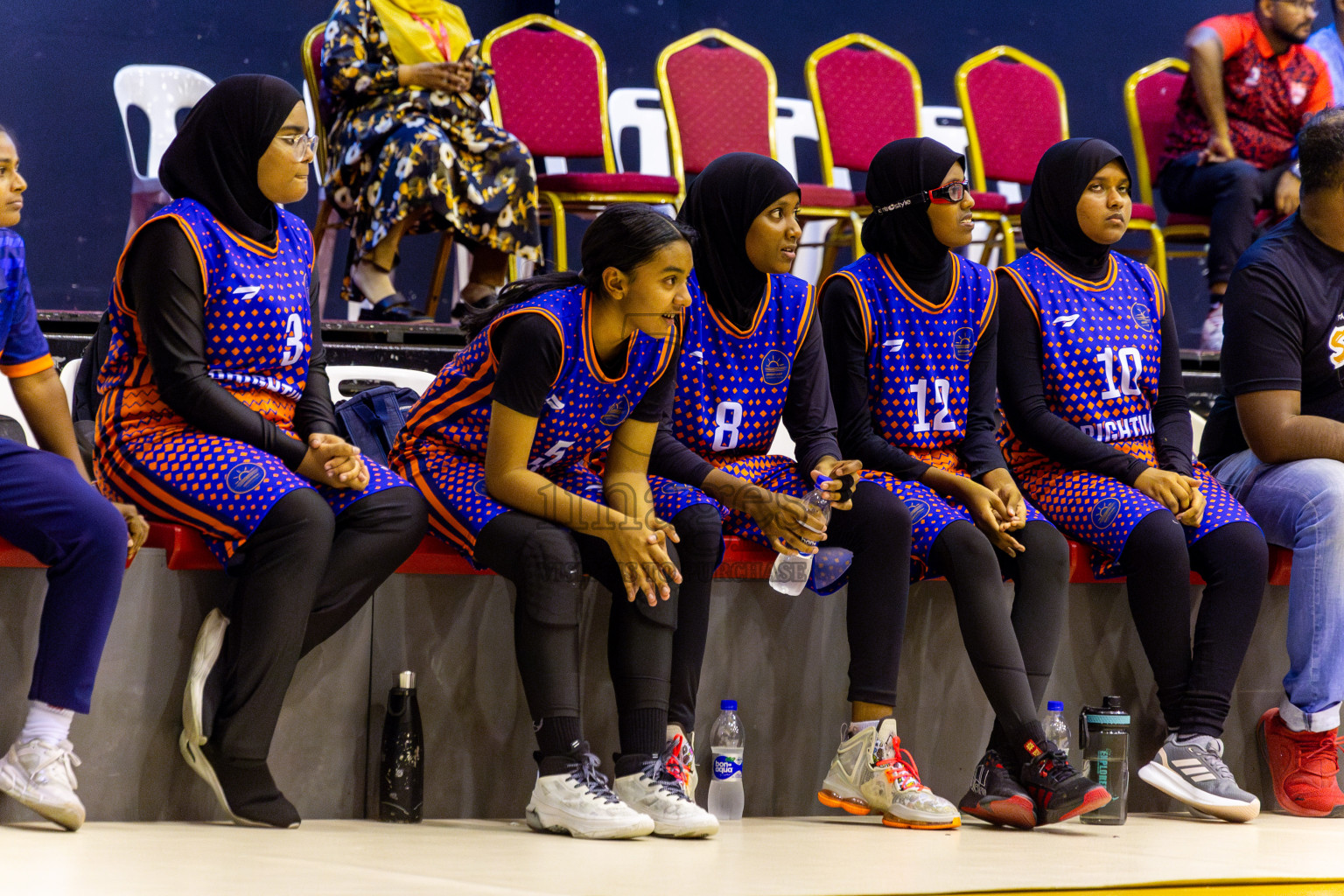 Iskandhar School vs Billabong High International School in day 8 of Junior Championship 2024 was held in Social Center, Male', Maldives on Tuesday, 19th November 2024. Photos: Nausham Waheed / images.mv