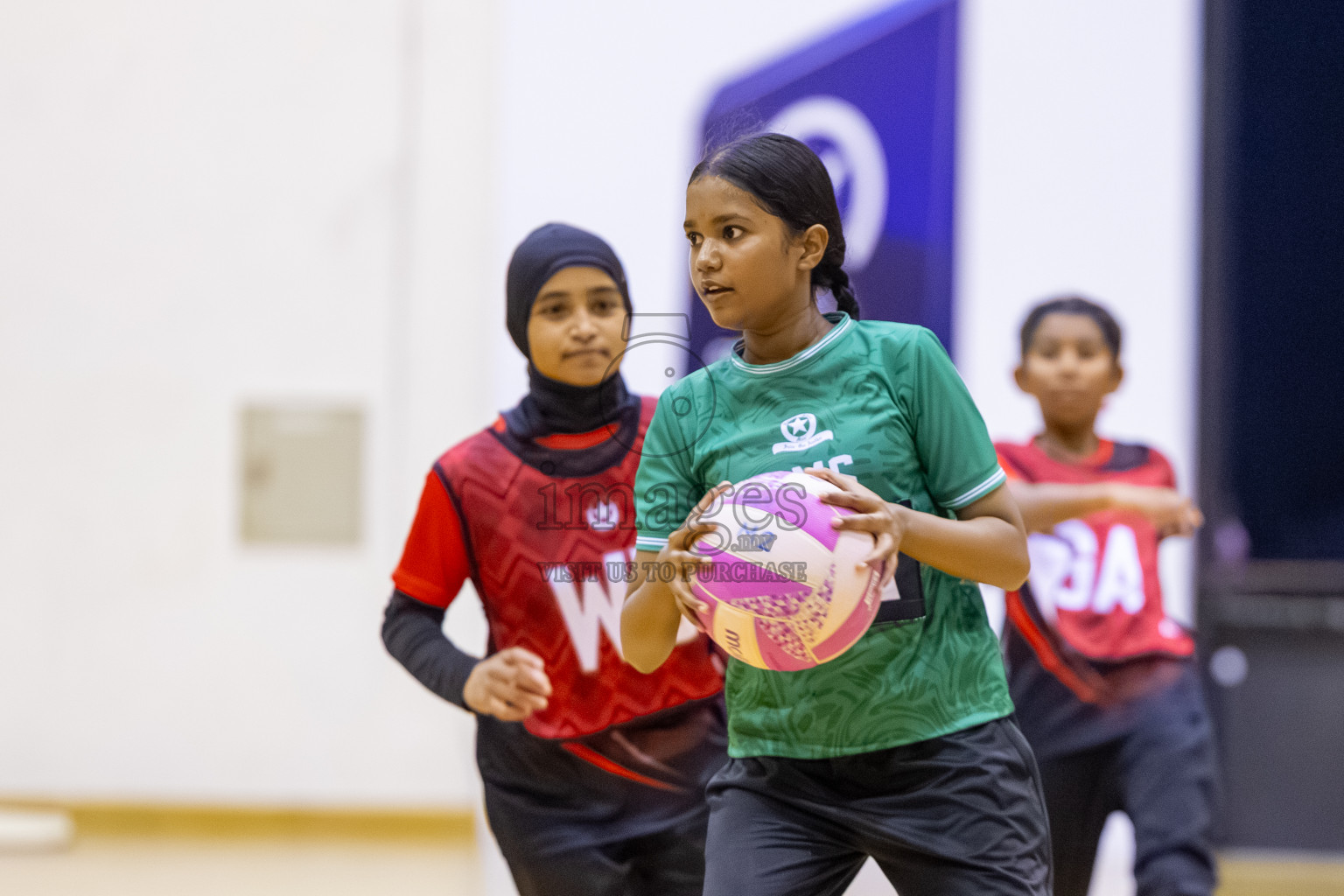 Day 13 of 26th Inter-School Netball Tournament 2025 was held in Social Center Indoor Hall on Saturday, 1st November 2025. Photos: Ismail Thoriq / images.mv