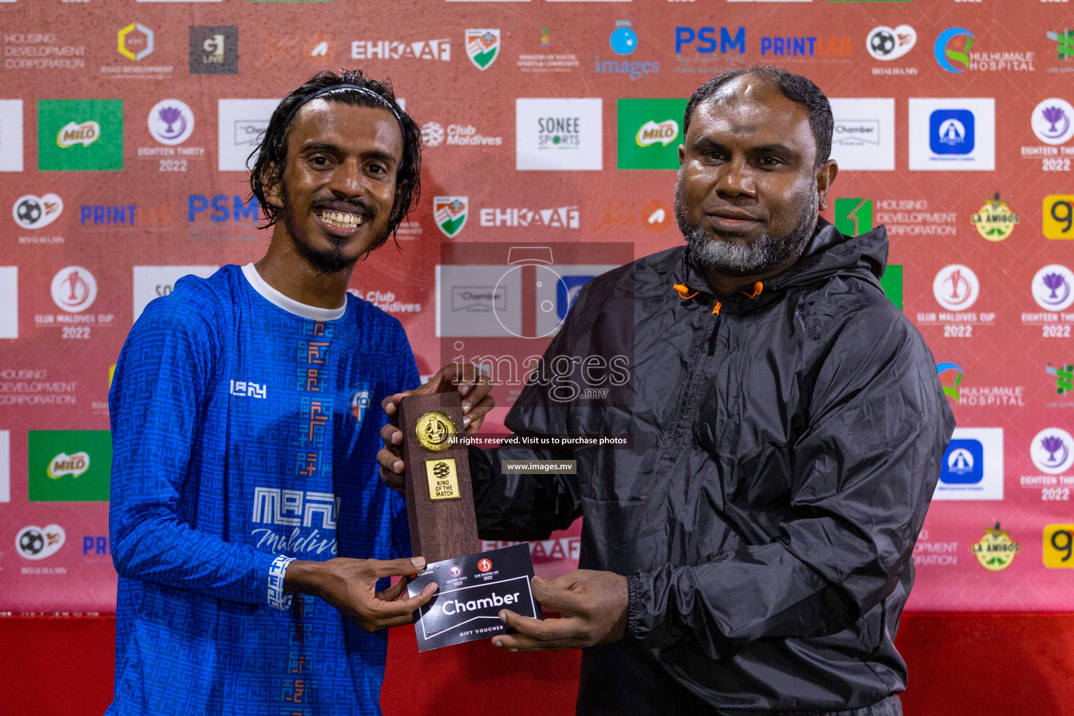 Raajje Online Club vs HARC in Club Maldives Cup 2022 was held in Hulhumale', Maldives on Monday, 10th October 2022. Photos: Ismail Thoriq / images.mv