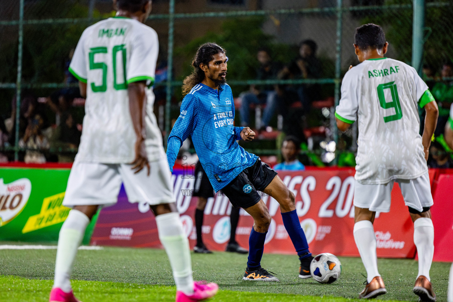 TEAM BADHAHI vs AGRI in Club Maldives Classic 2024 held in Rehendi Futsal Ground, Hulhumale', Maldives on Saturday, 7th September 2024. Photos: Nausham Waheed / images.mv